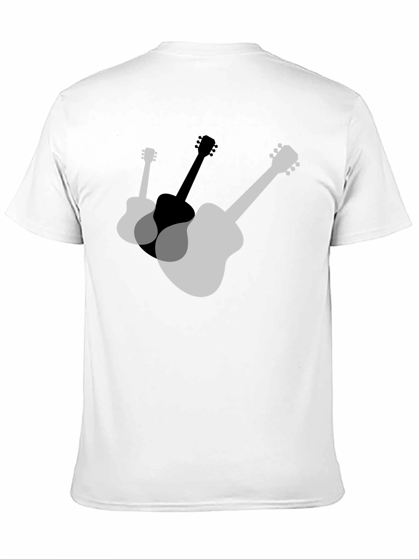 Guitar Graphic T-Shirt - Stylish Musical Design
