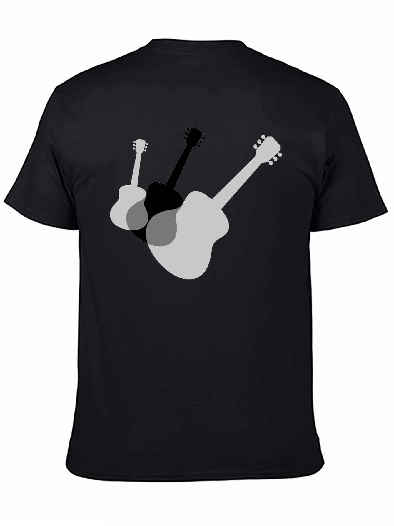 Guitar Graphic T-Shirt - Stylish Musical Design