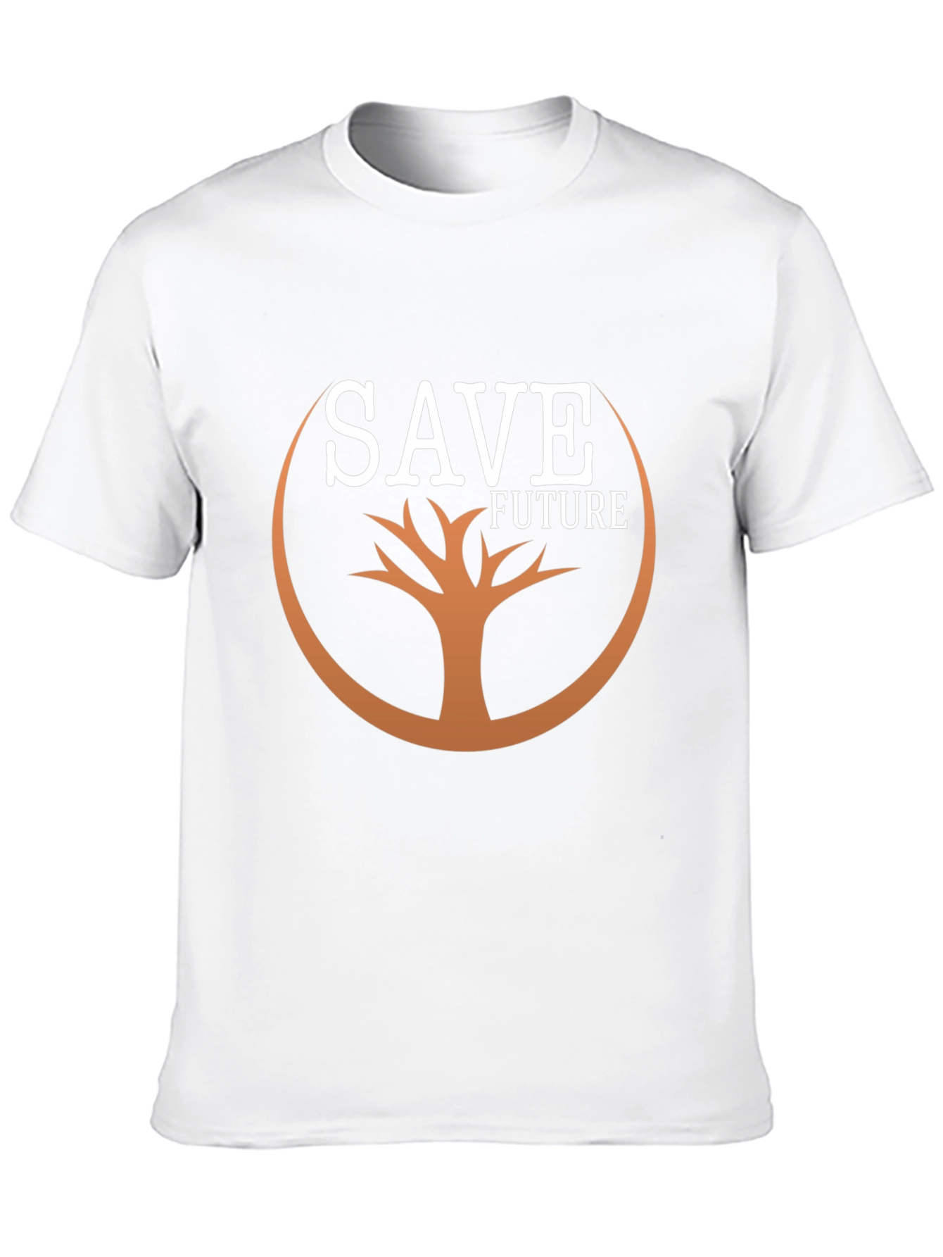 Save Future Tree Graphic Black Tee