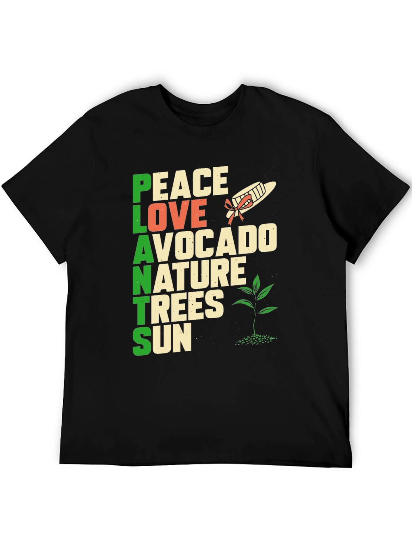Plants Peace Love Nature T-Shirt
