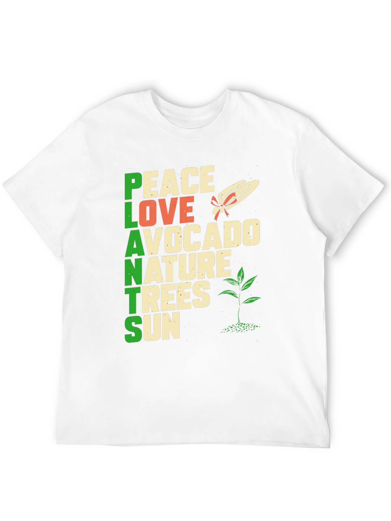 Plants Peace Love Nature T-Shirt