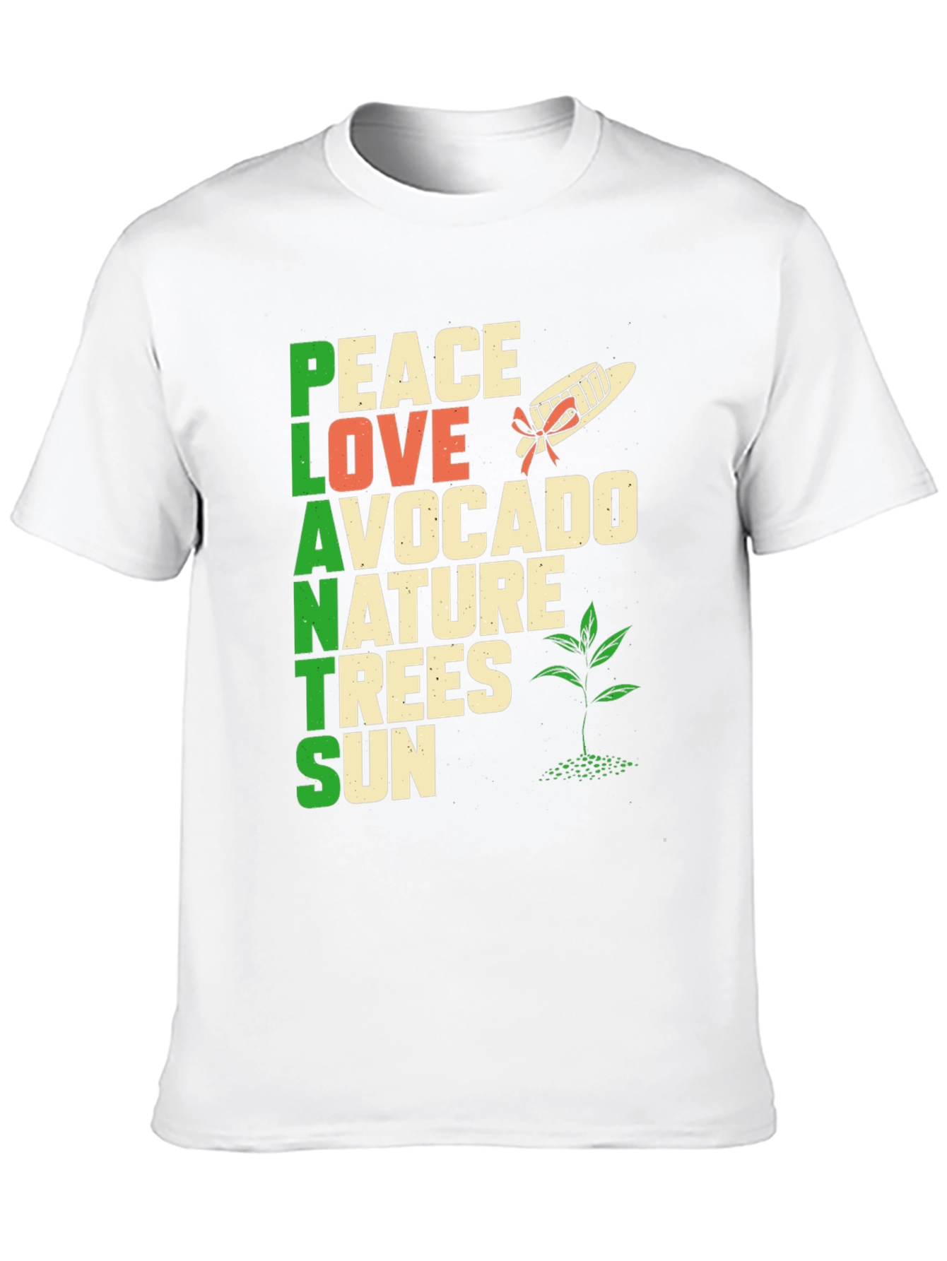 Plants Peace Love Nature T-Shirt