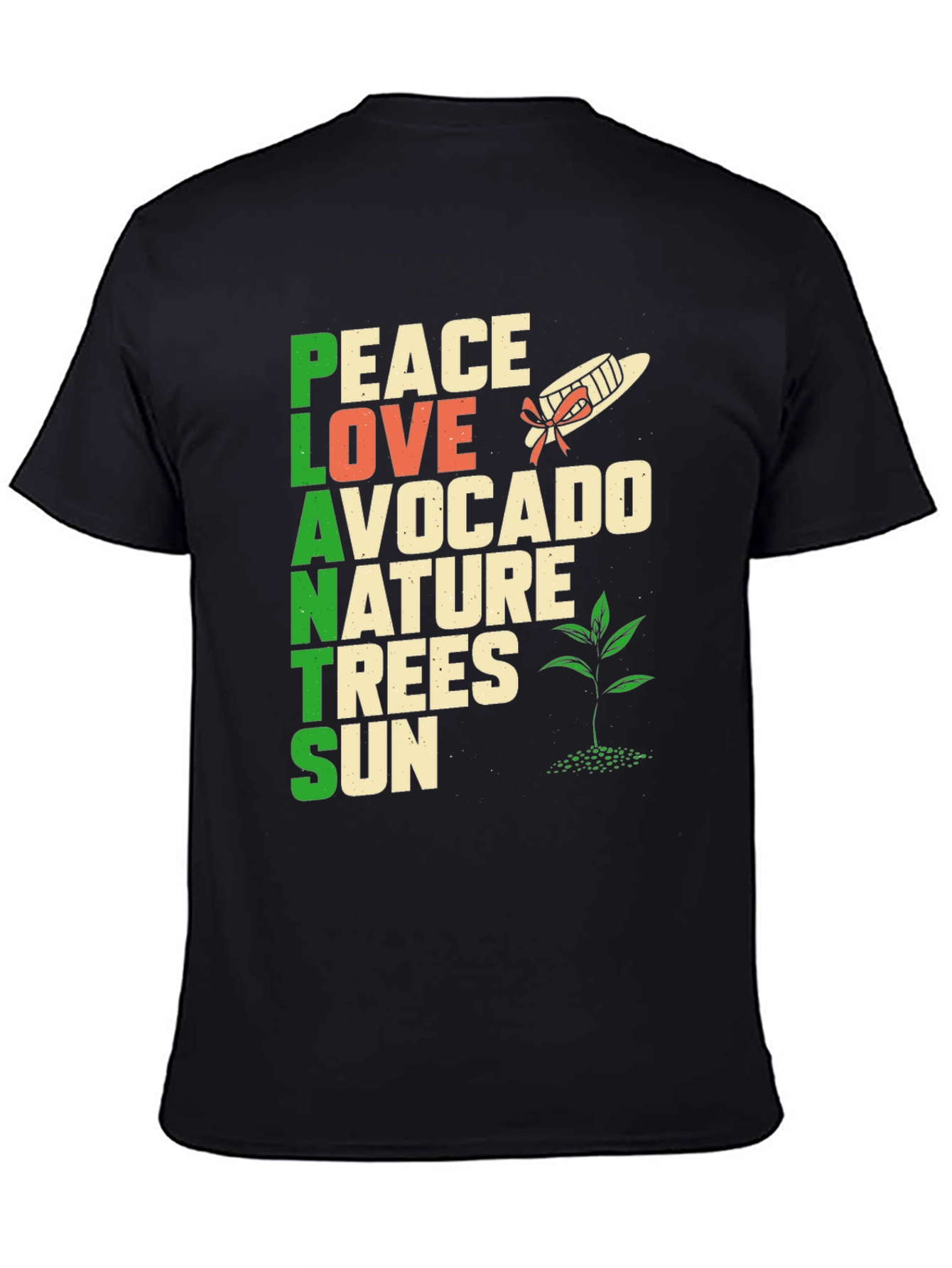 Plants Peace Love Nature T-Shirt