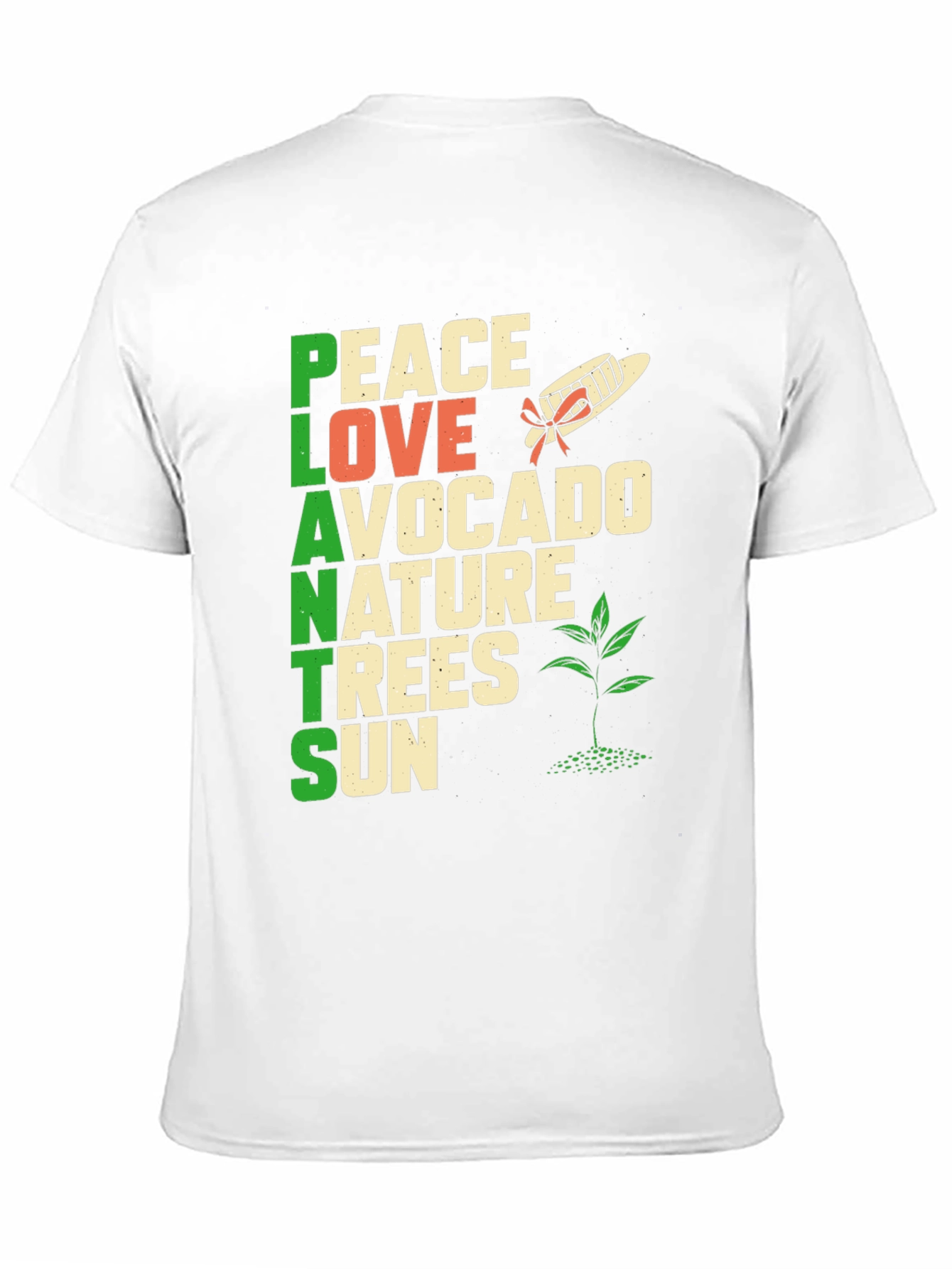 Plants Peace Love Nature T-Shirt