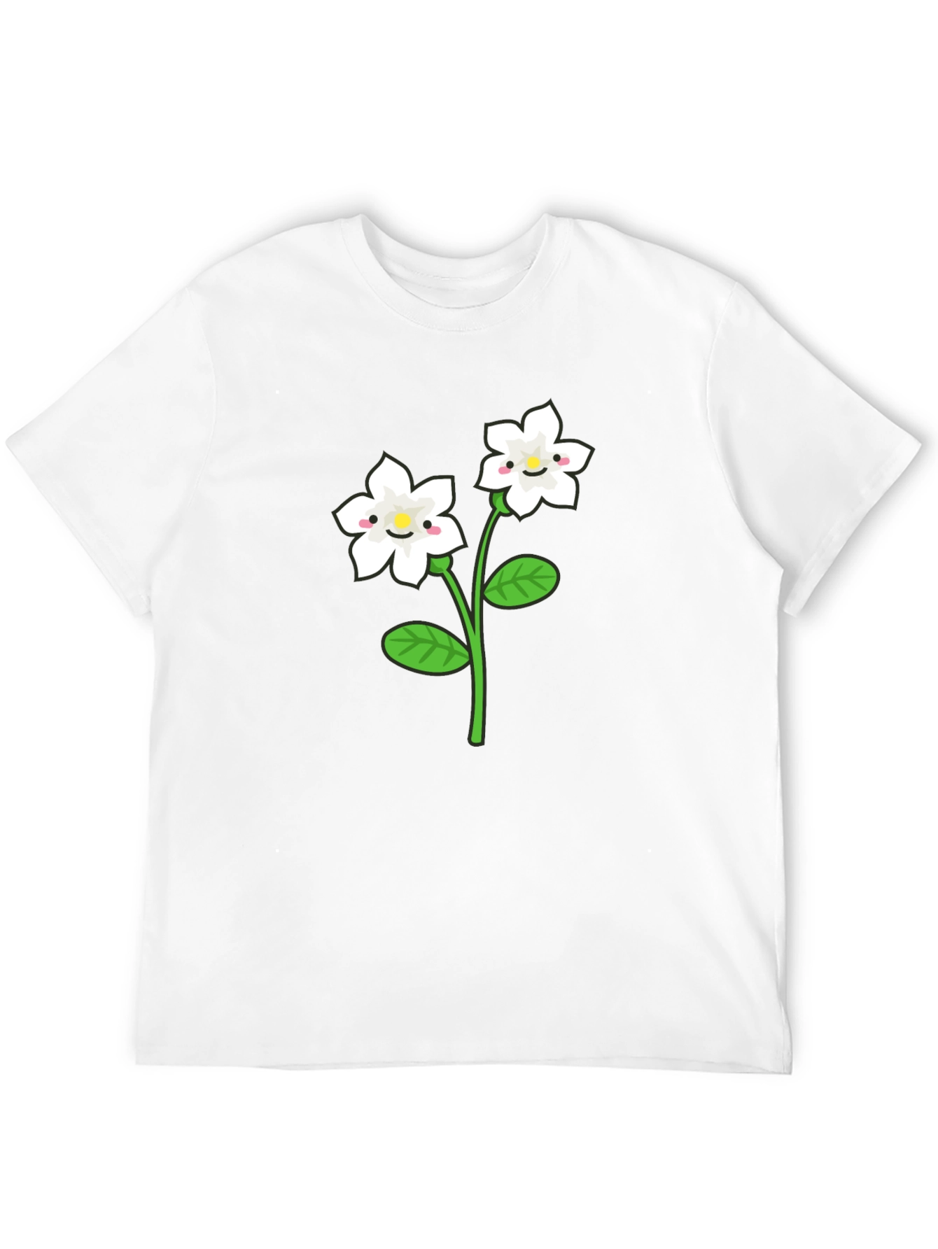 Cute Flower Graphic T-Shirt