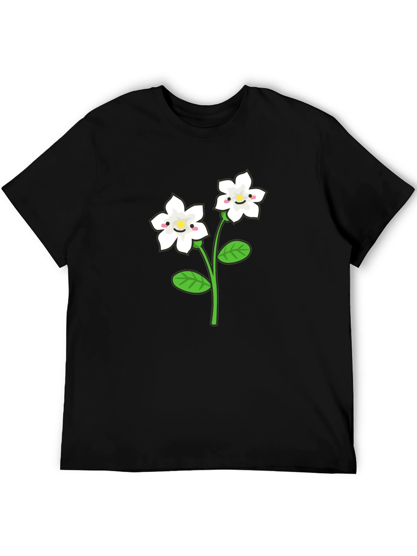 Cute Flower Graphic T-Shirt