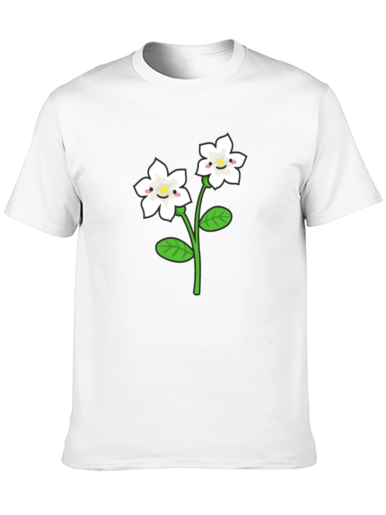 Cute Flower Graphic T-Shirt