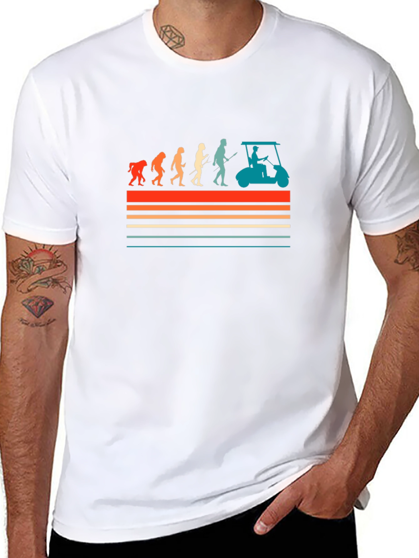 Evolution of Golf T-Shirt