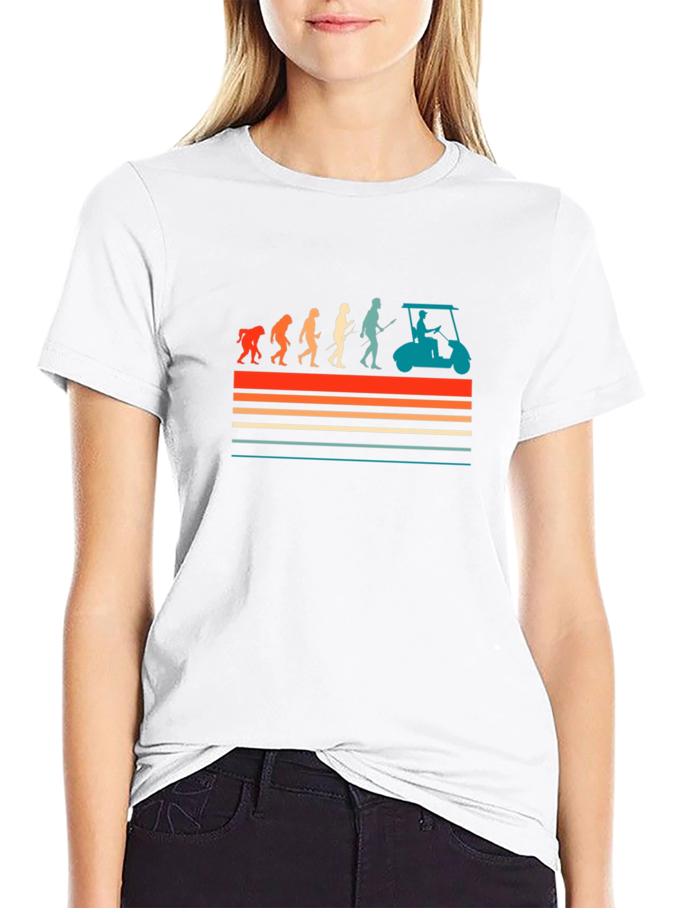 Evolution of Golf T-Shirt