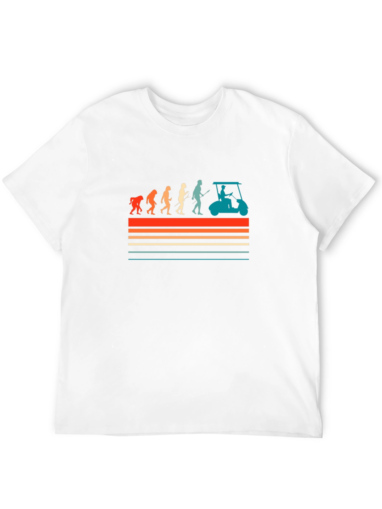 Evolution of Golf T-Shirt