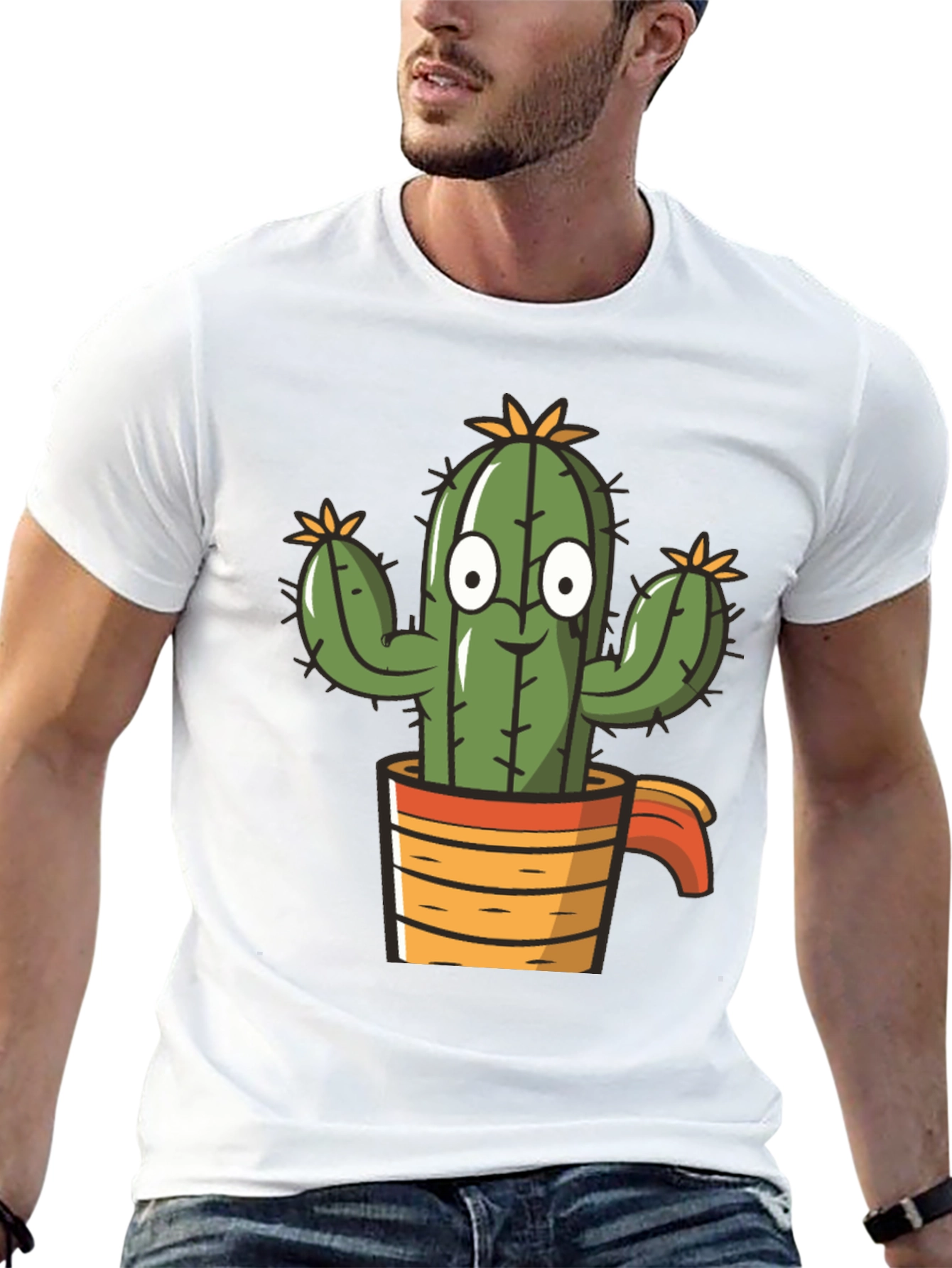 Funny Cactus T-Shirt - Desert Plant Graphic Tee