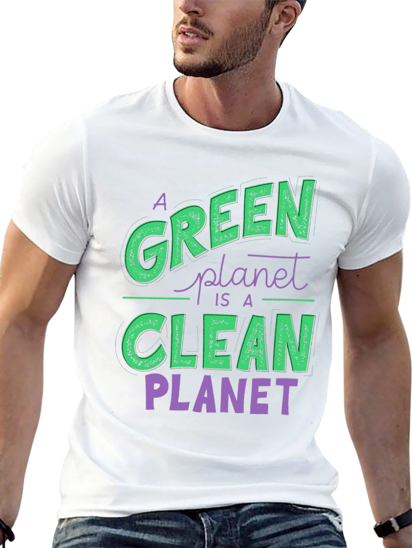 Green Planet T-Shirt - Environmental Awareness