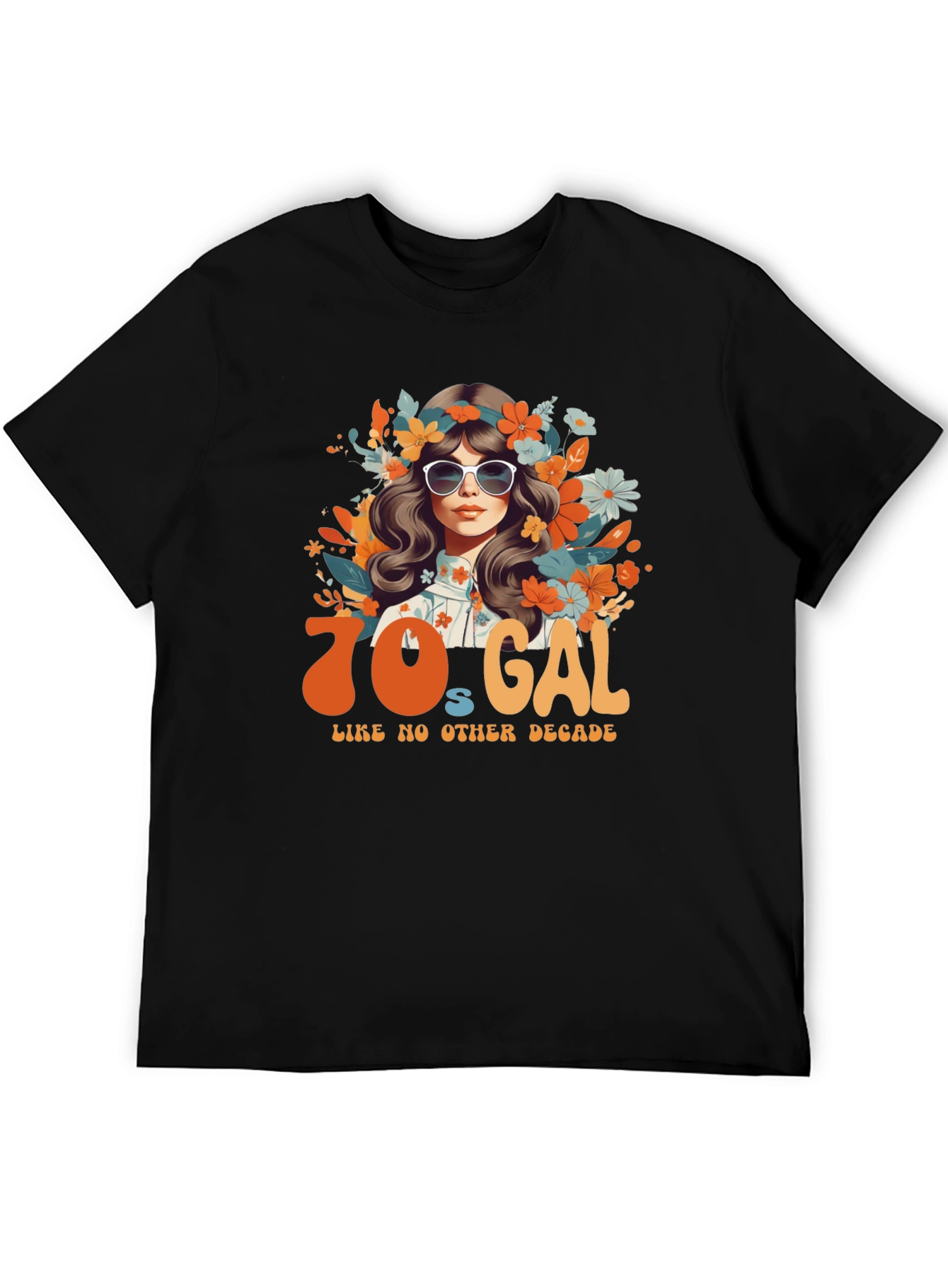 70s Gal Graphic Tee - Retro Style