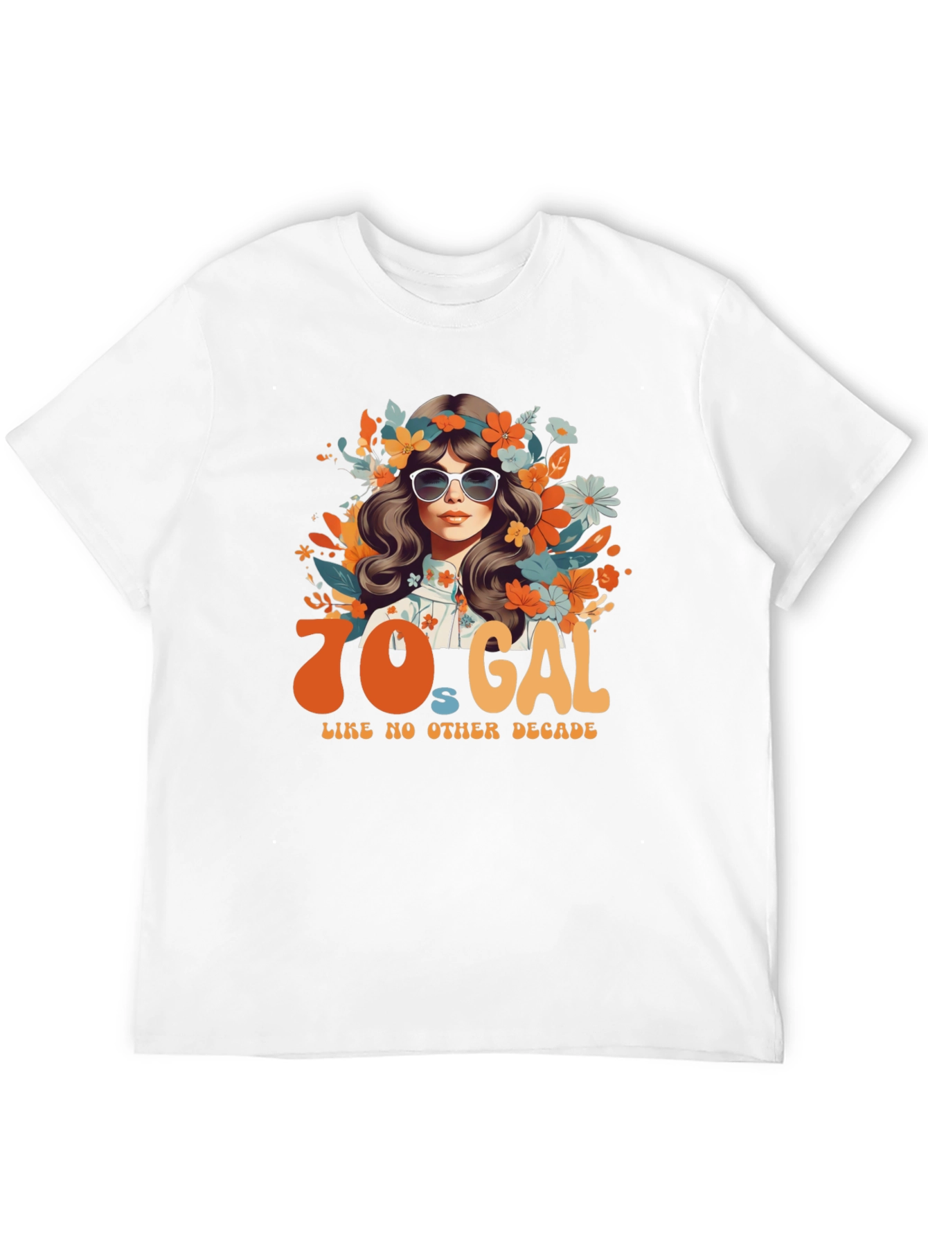 70s Gal Graphic Tee - Retro Style