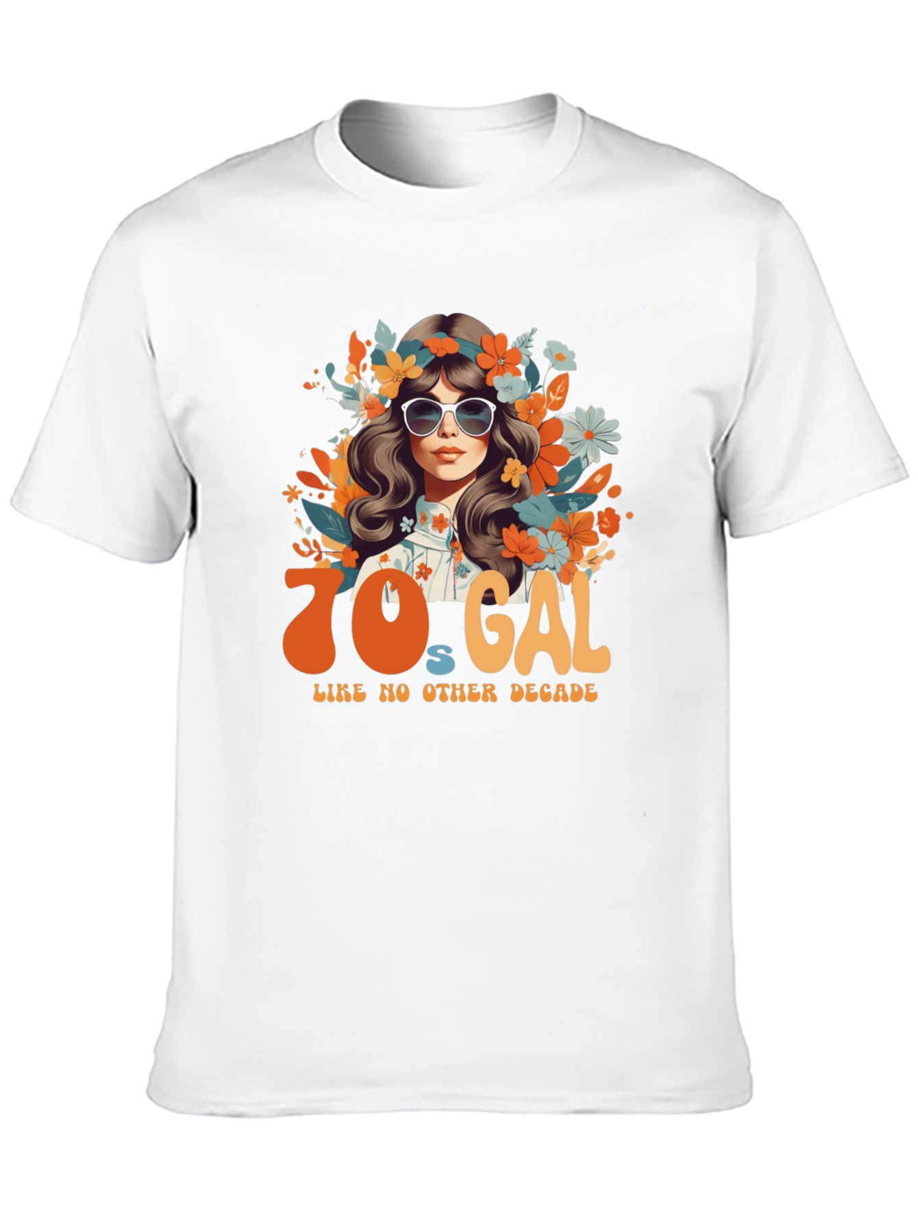 70s Gal Graphic Tee - Retro Style