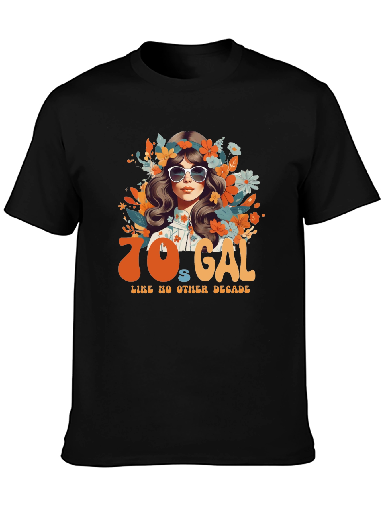 70s Gal Graphic Tee - Retro Style