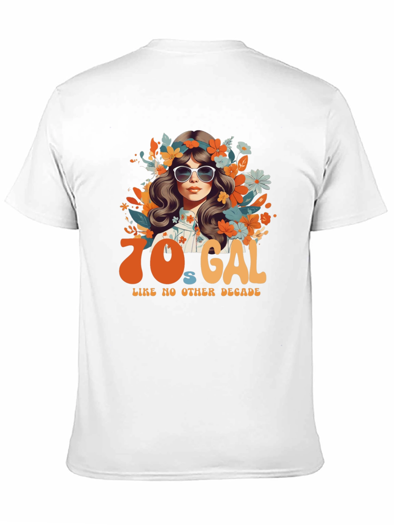 70s Gal Graphic Tee - Retro Style