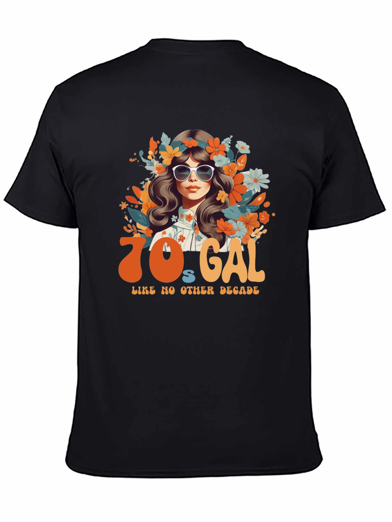 70s Gal Graphic Tee - Retro Style