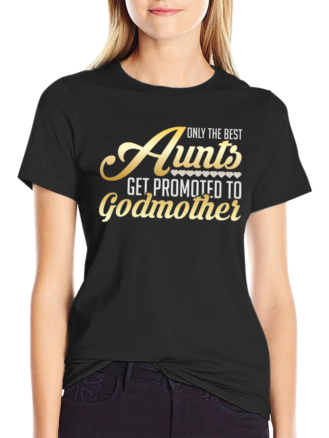 Aunt to Godmother T-Shirt