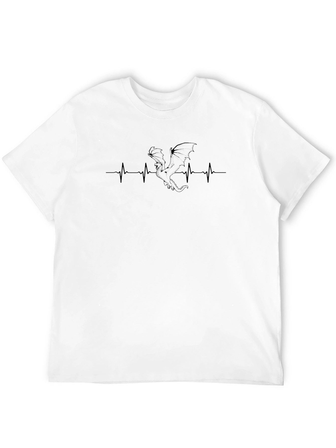 Dragon Heartbeat T-Shirt - Fantasy Tee