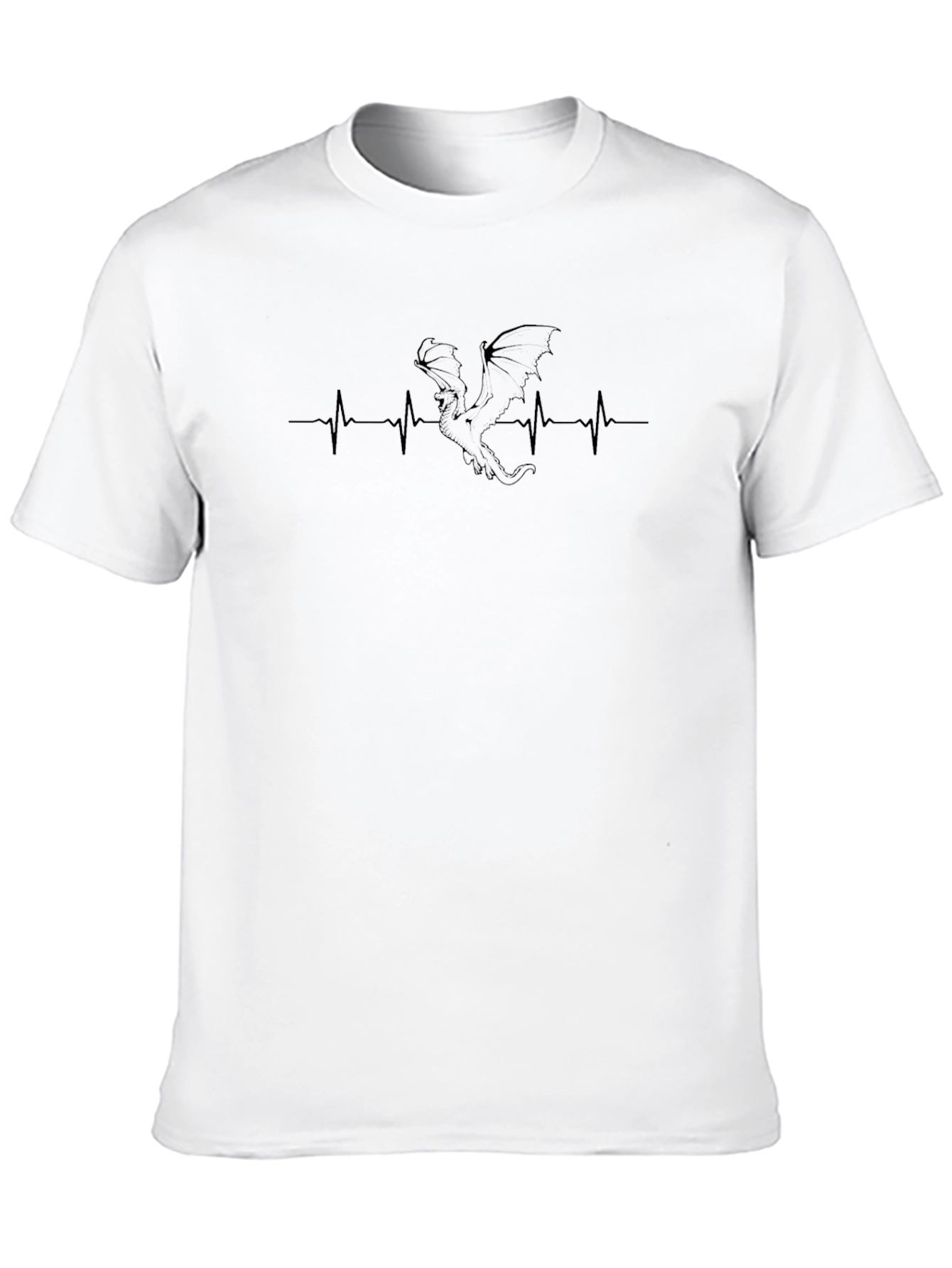 Dragon Heartbeat T-Shirt - Fantasy Tee