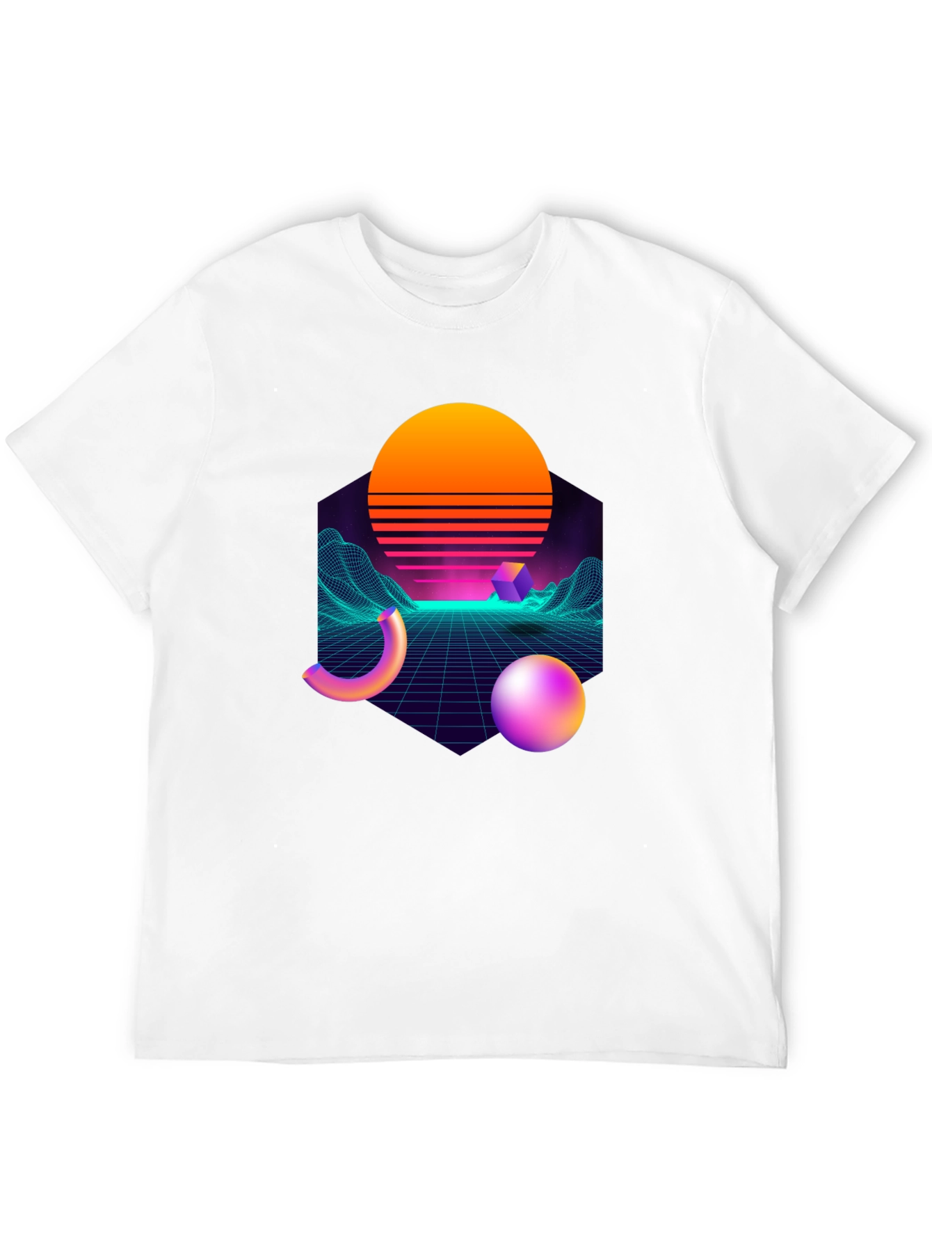Retro Wave T-Shirt - Synthwave Style