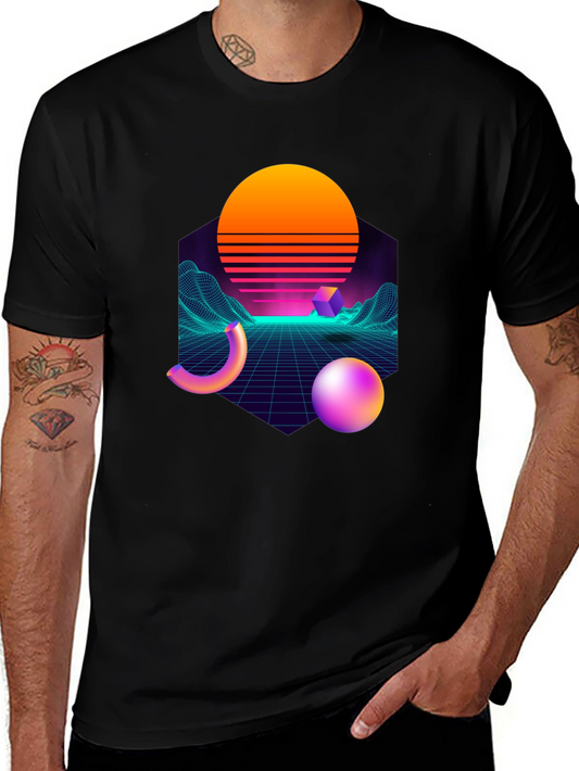 Retro Wave T-Shirt - Synthwave Style