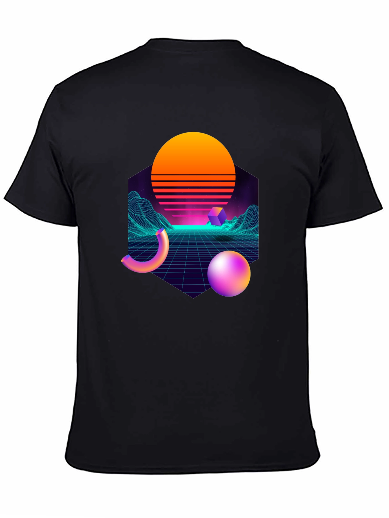 Retro Wave T-Shirt - Synthwave Style