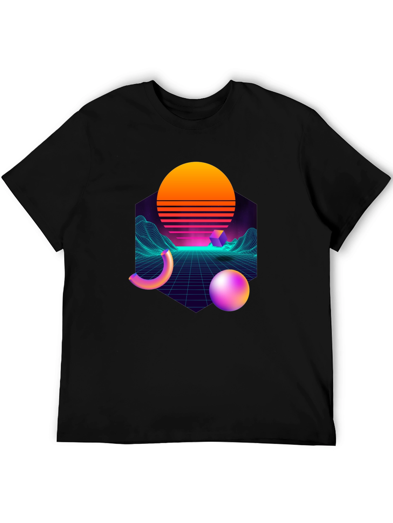 Retro Wave T-Shirt - Synthwave Style