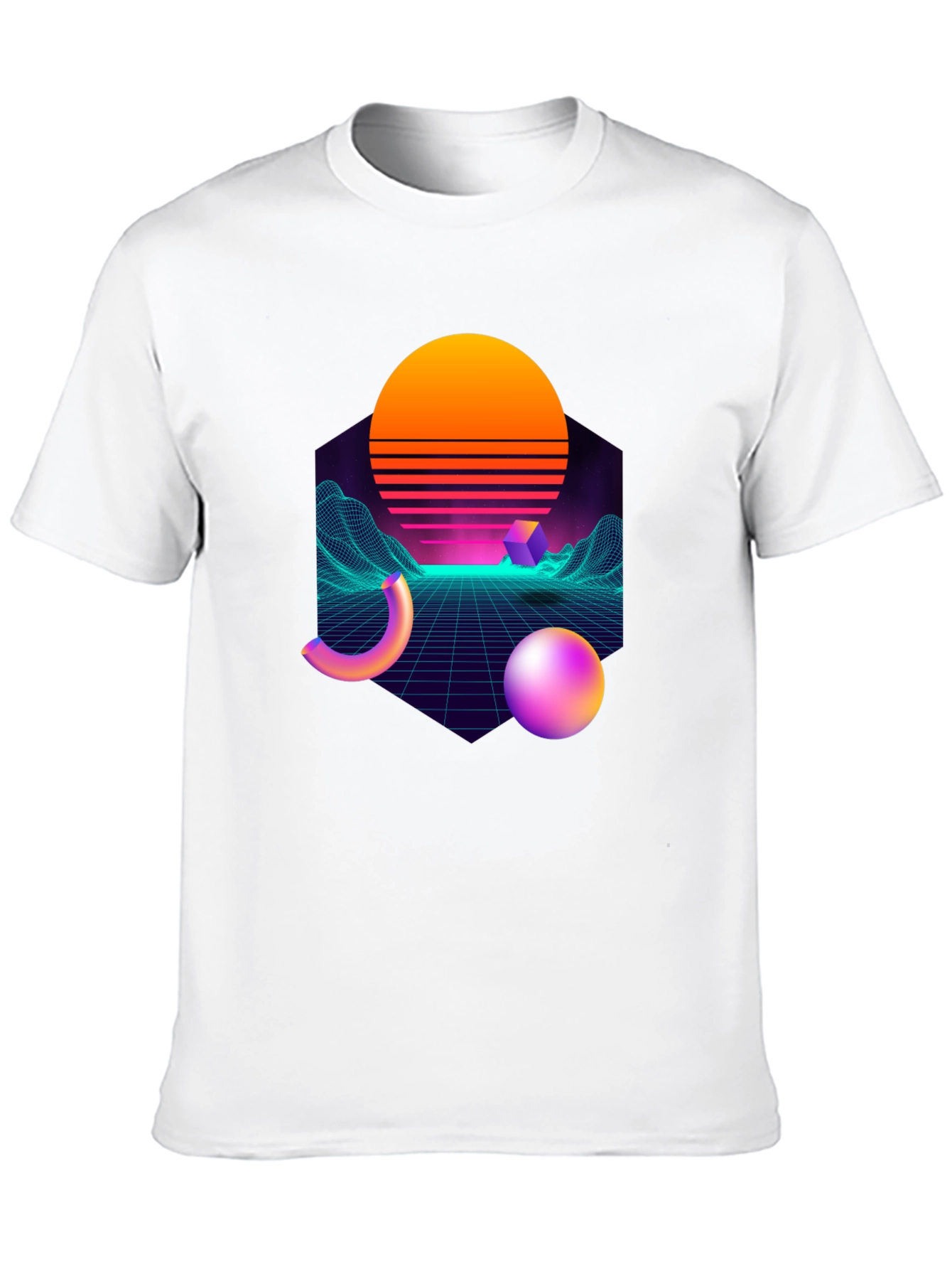 Retro Wave T-Shirt - Synthwave Style