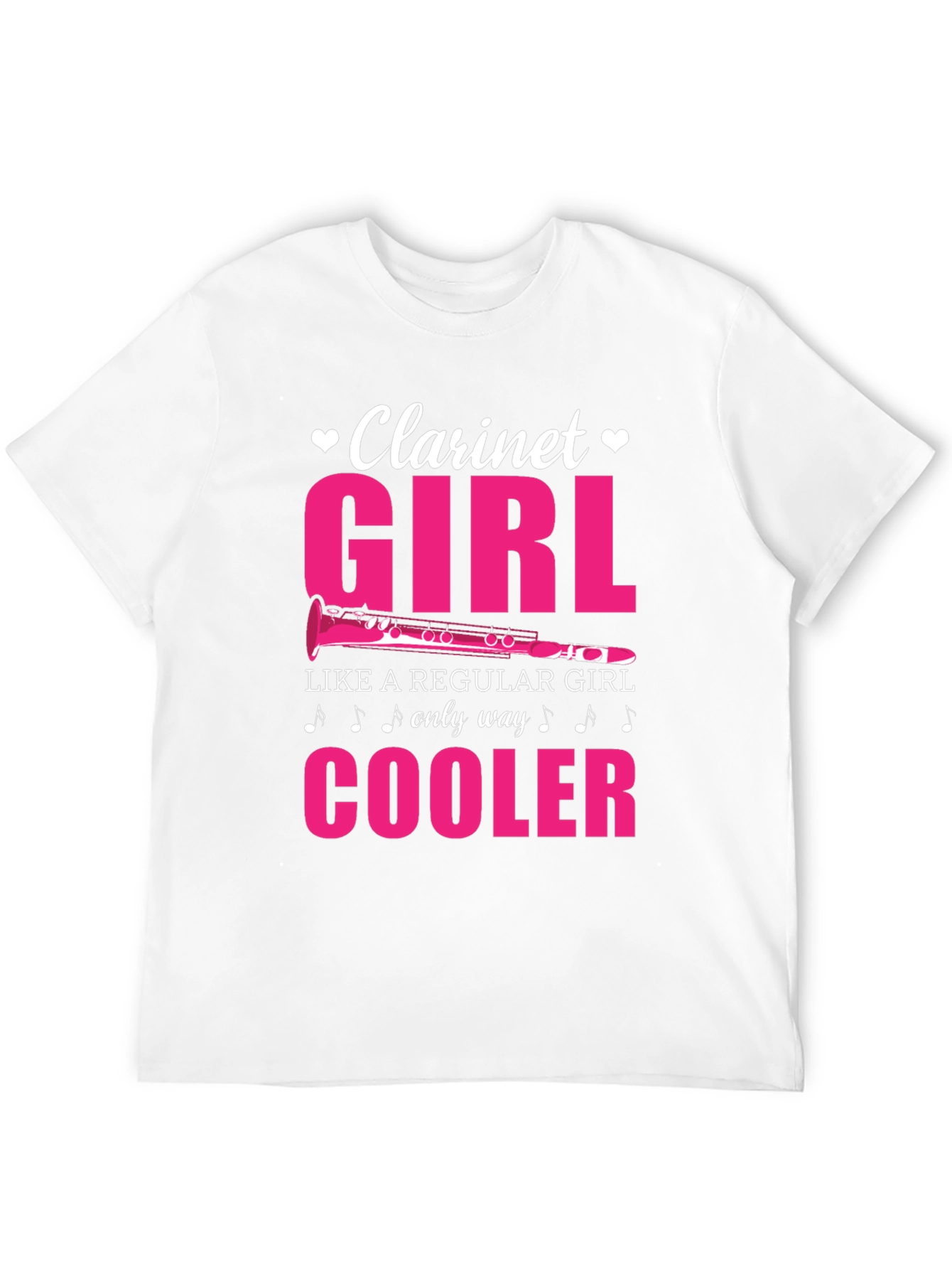 Clarinet Girl T-Shirt - Musician Tee