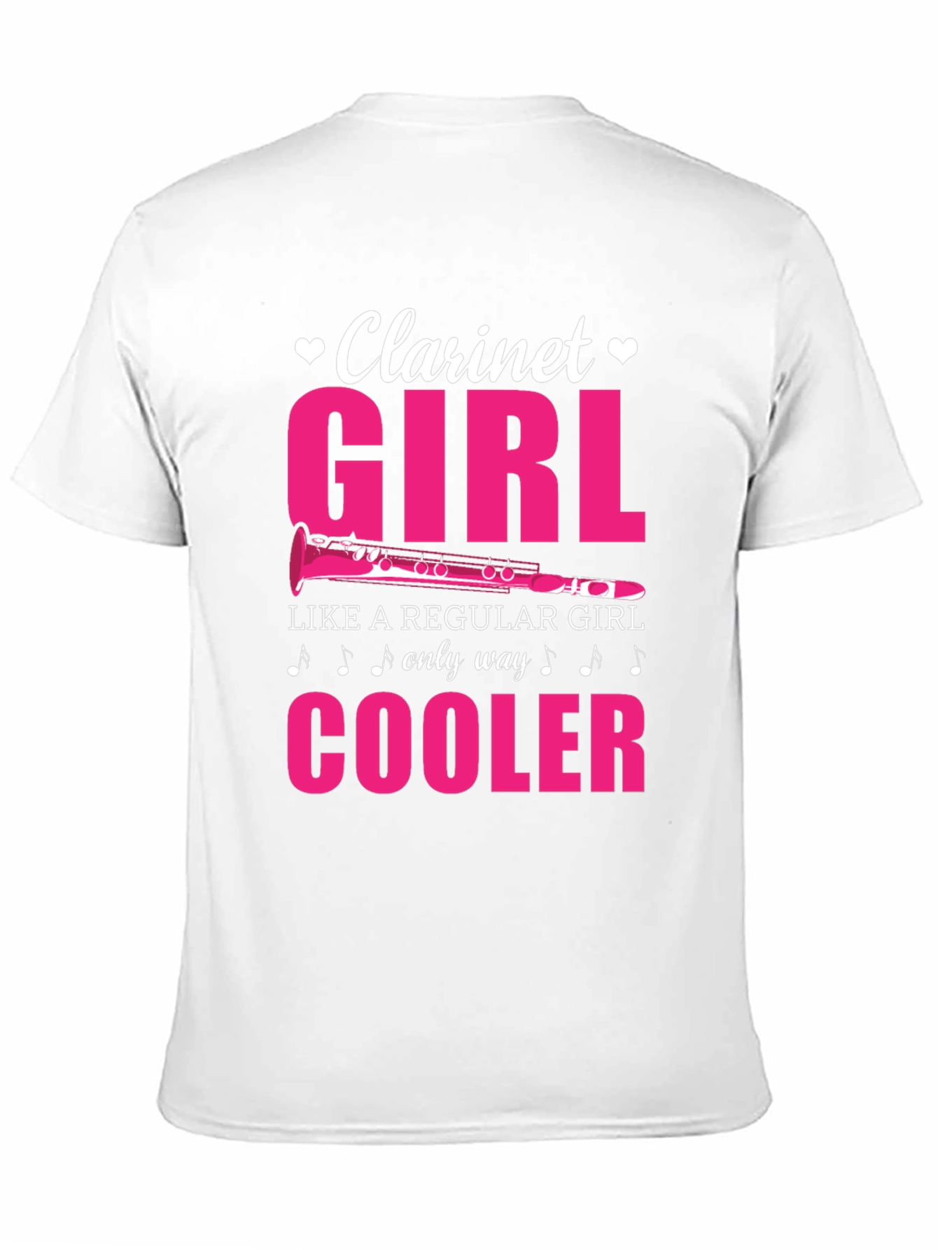 Clarinet Girl T-Shirt - Musician Tee