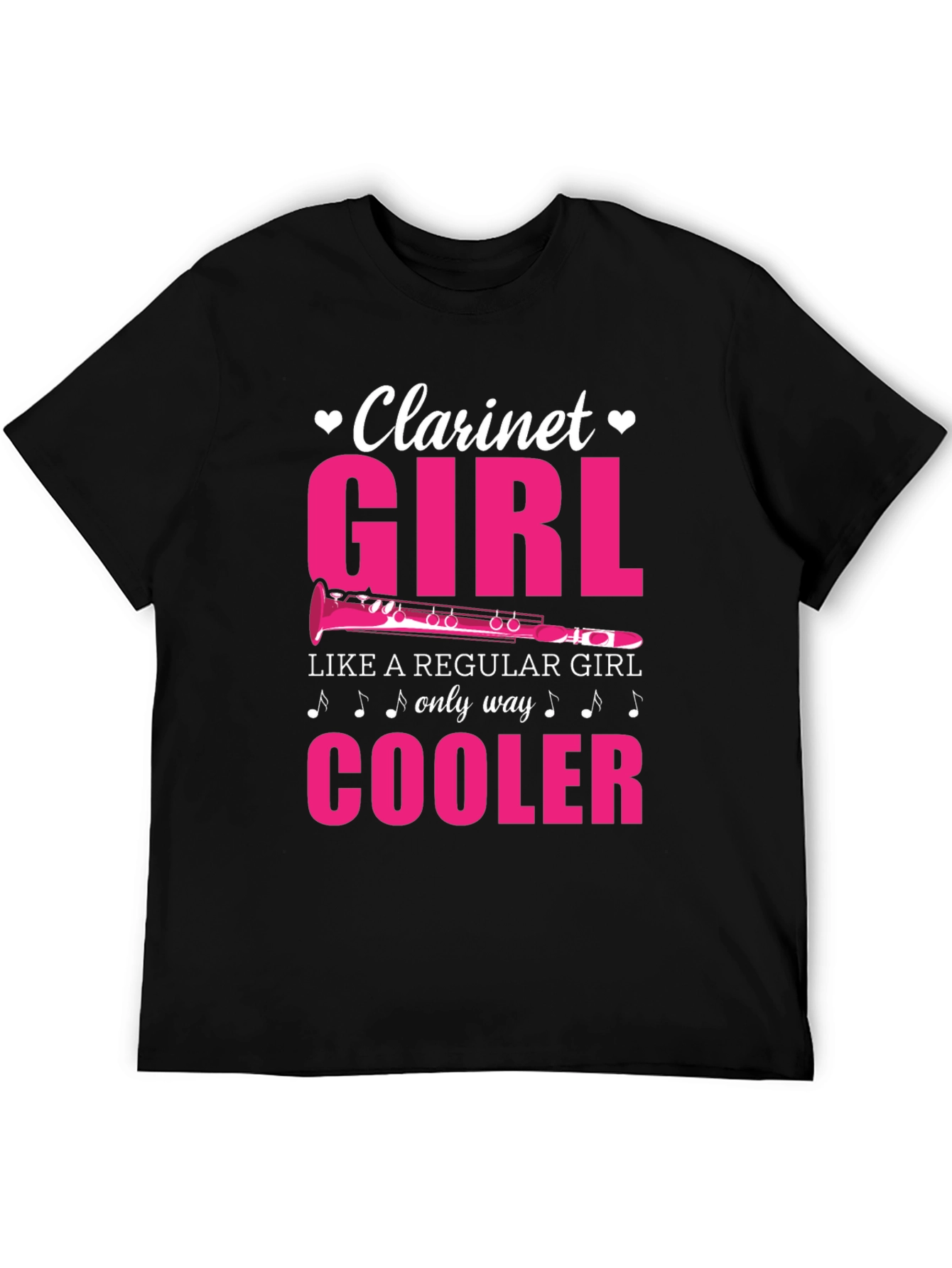 Clarinet Girl T-Shirt - Musician Tee