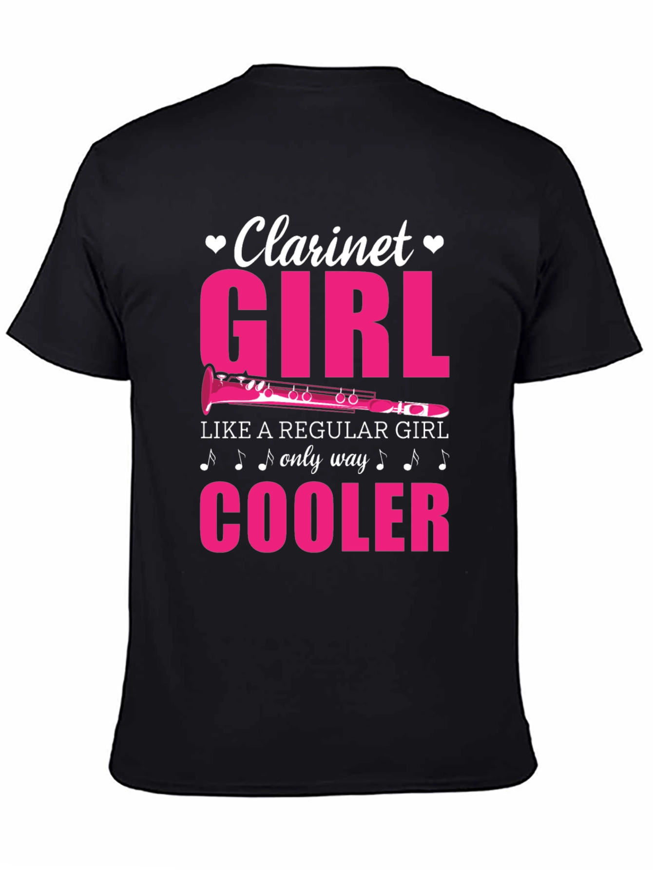 Clarinet Girl T-Shirt - Musician Tee