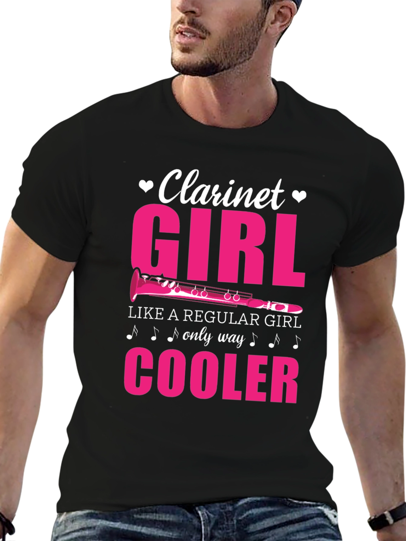 Clarinet Girl T-Shirt - Musician Tee