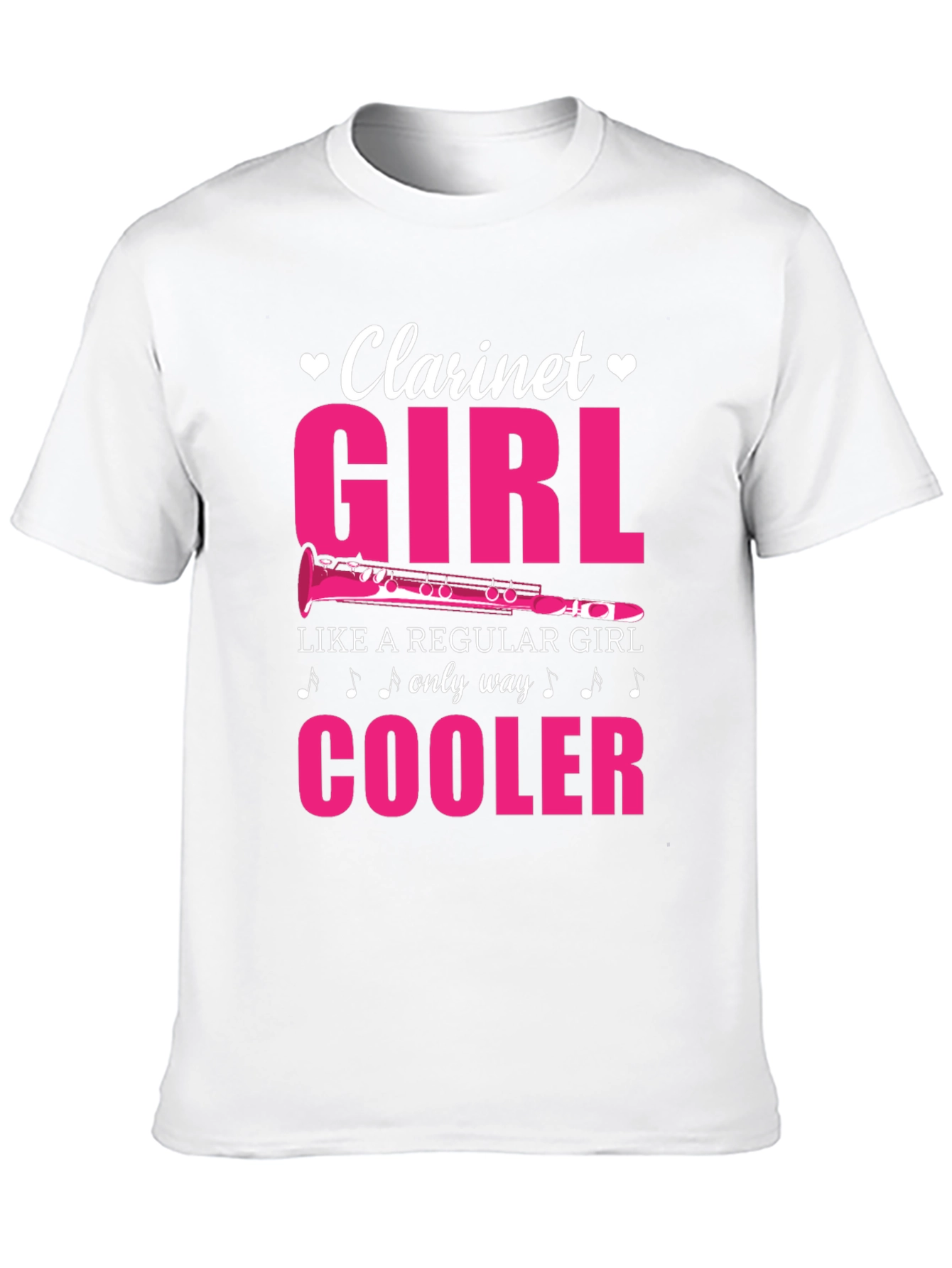 Clarinet Girl T-Shirt - Musician Tee
