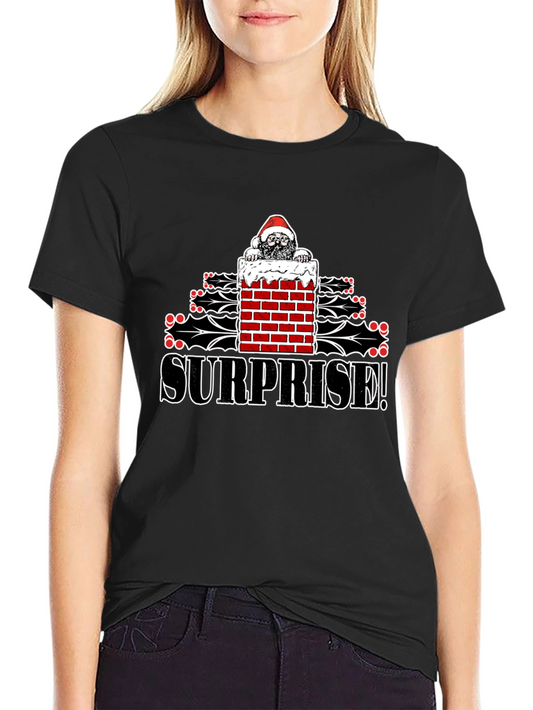 Surprise Santa T-Shirt - Christmas Holiday Fun