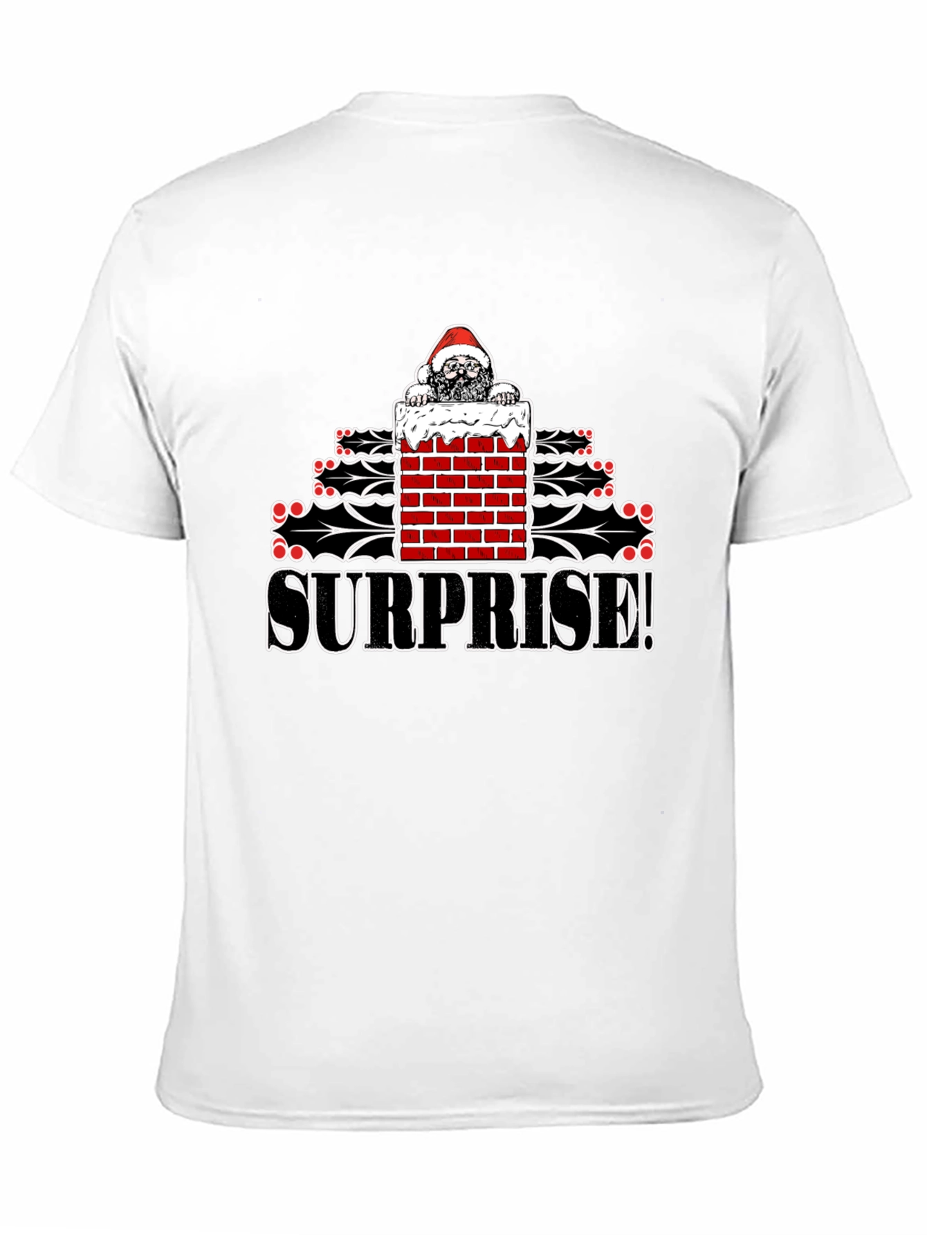 Surprise Santa T-Shirt - Christmas Holiday Fun