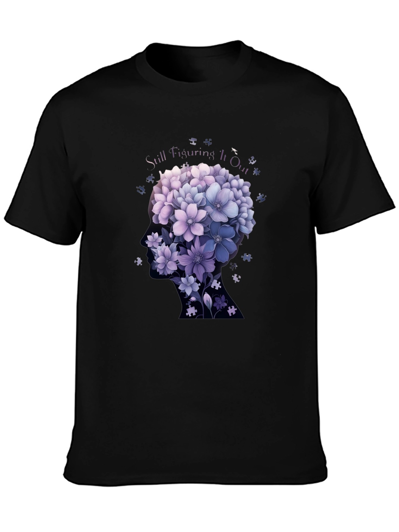 Still Figuring It Out Floral T-Shirt