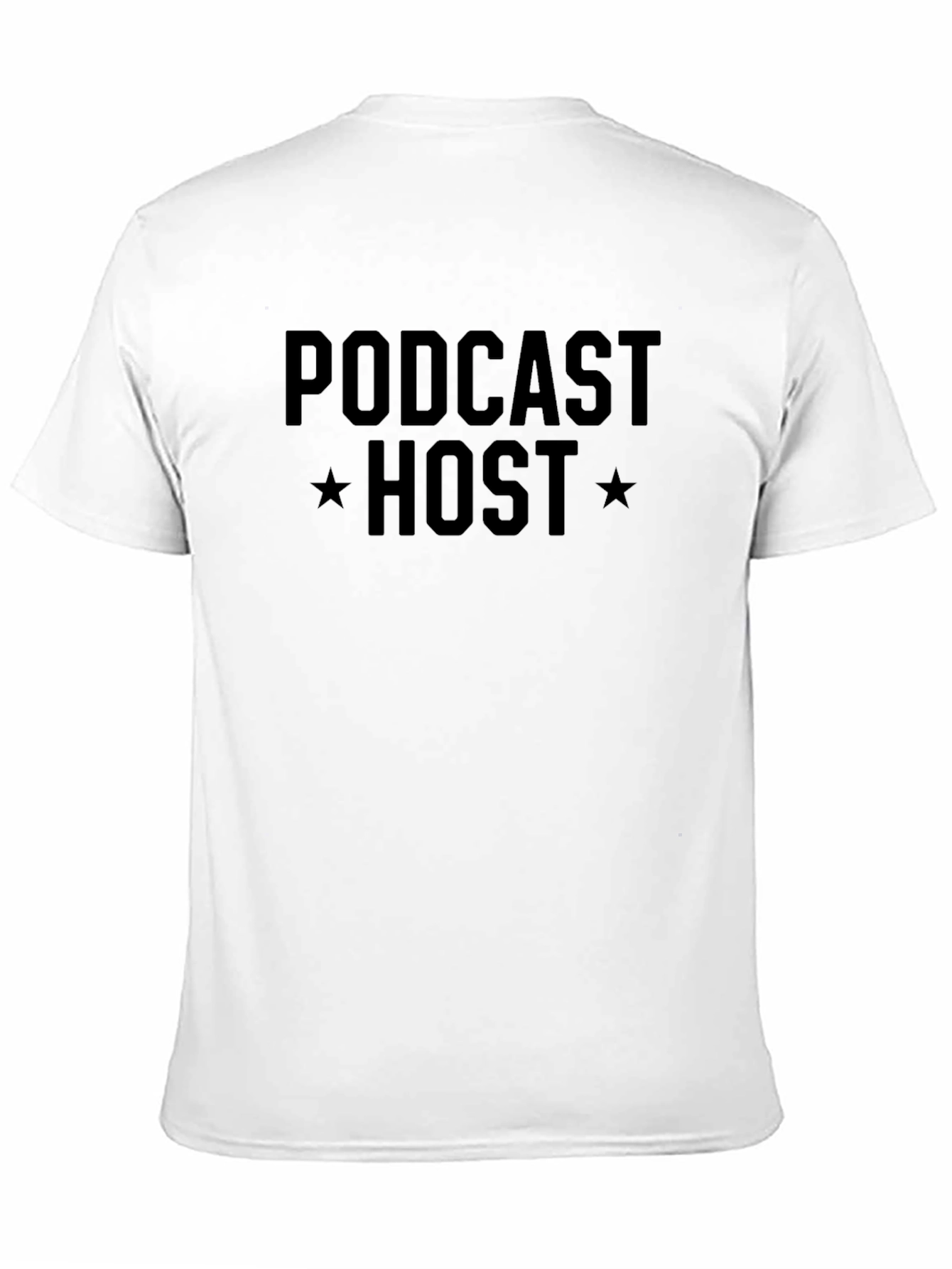 Podcast Host Black T-Shirt