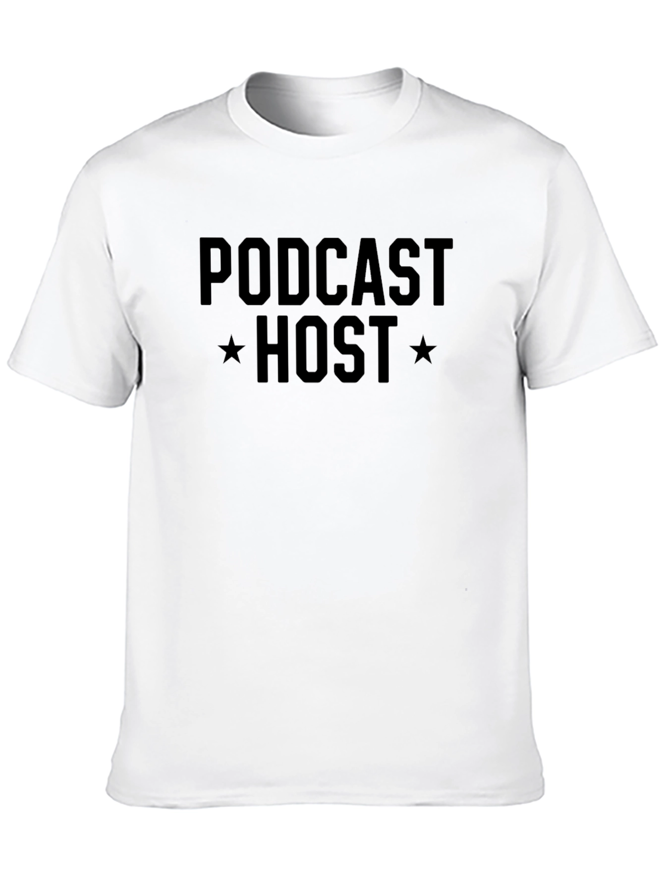 Podcast Host Black T-Shirt