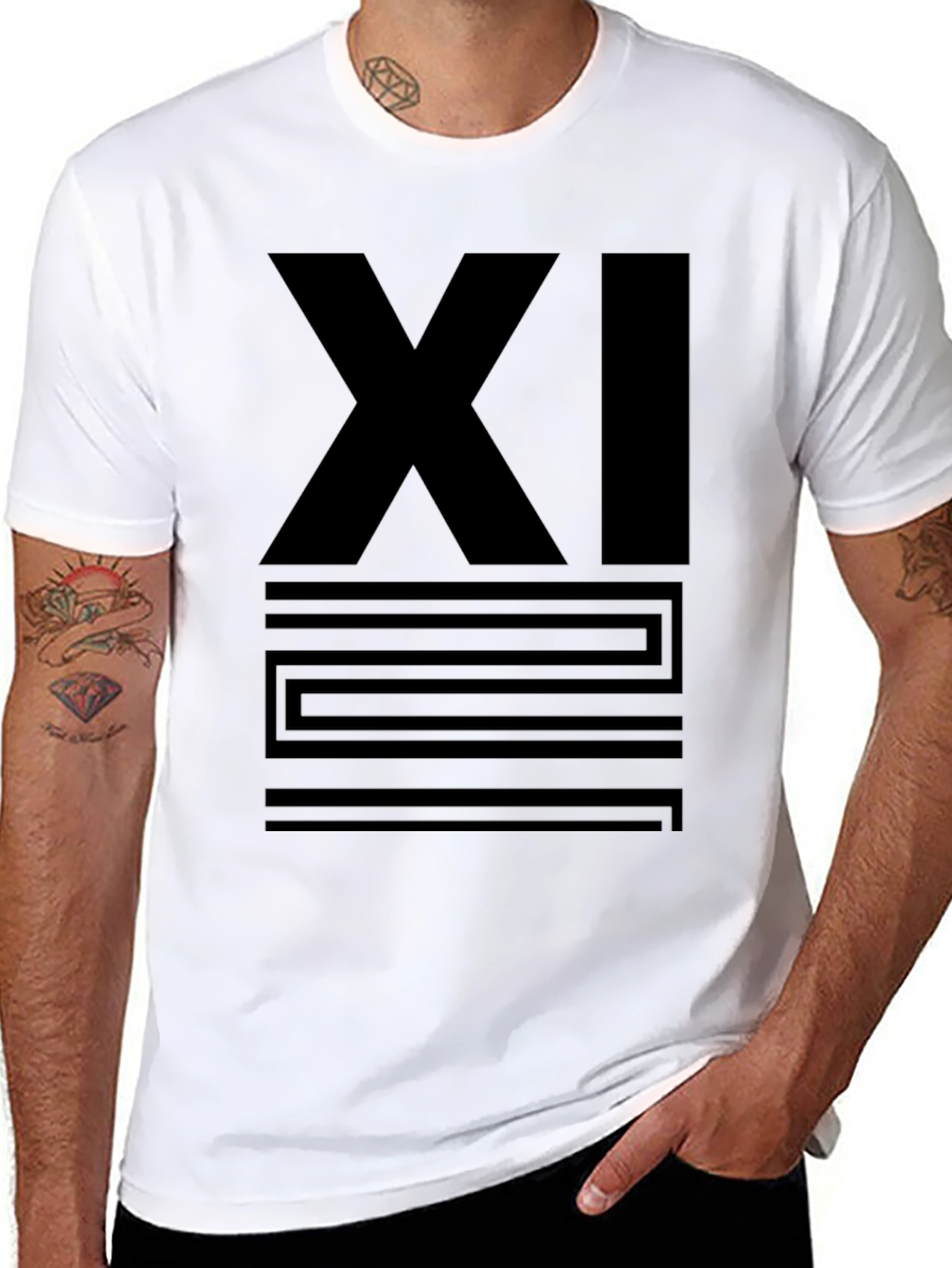 Jordan 11 Inspired Black Graphic T-Shirt
