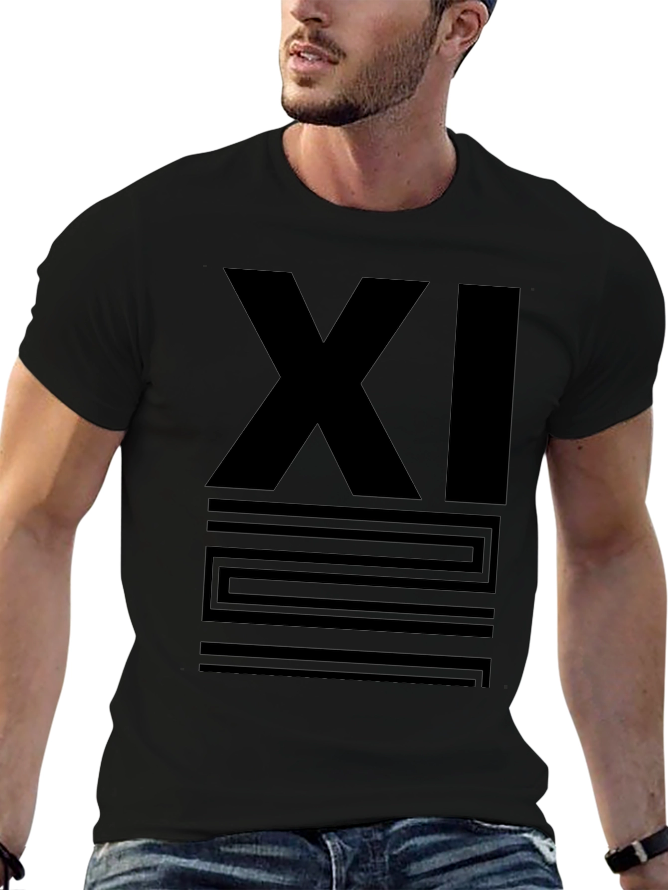 Jordan 11 Inspired Black Graphic T-Shirt