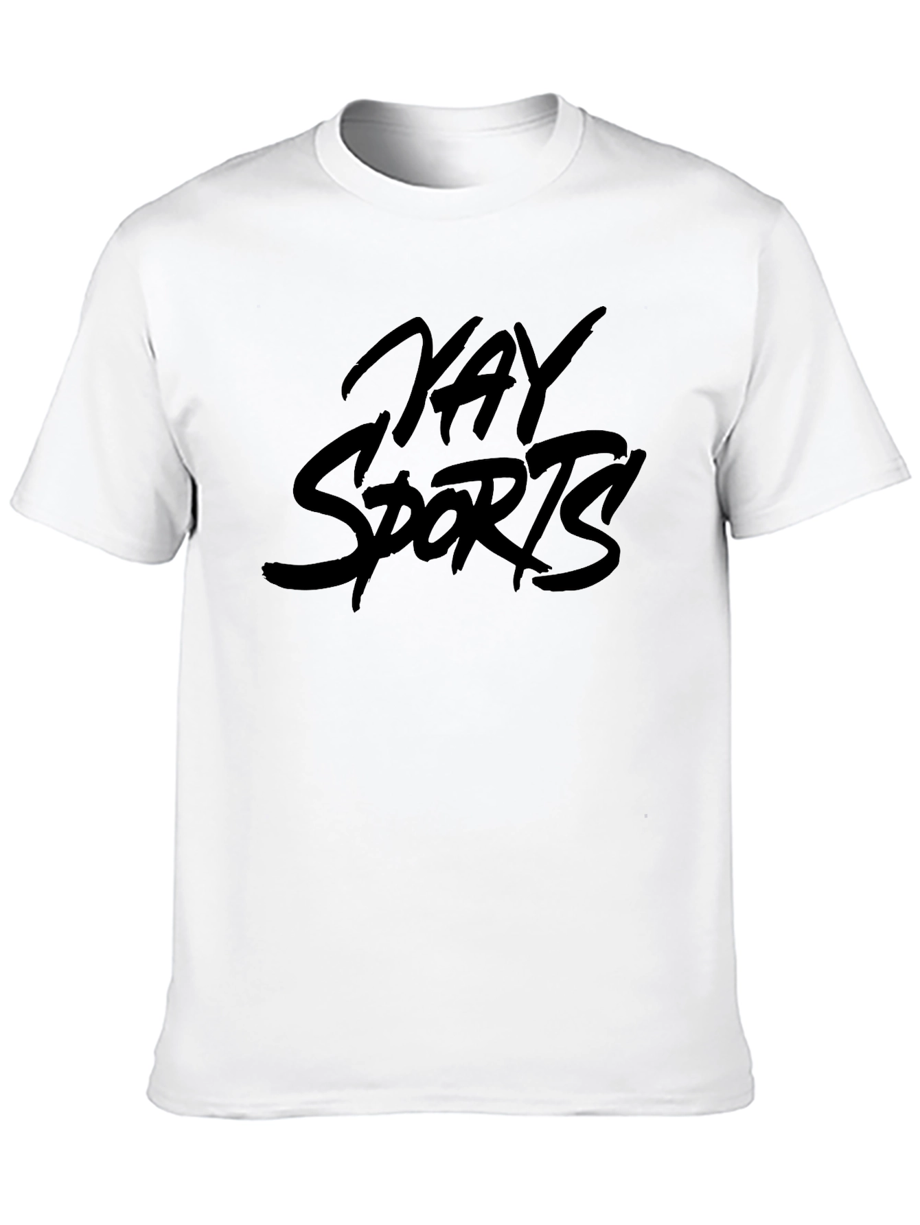 XAY Sports Graphic Black T-Shirt