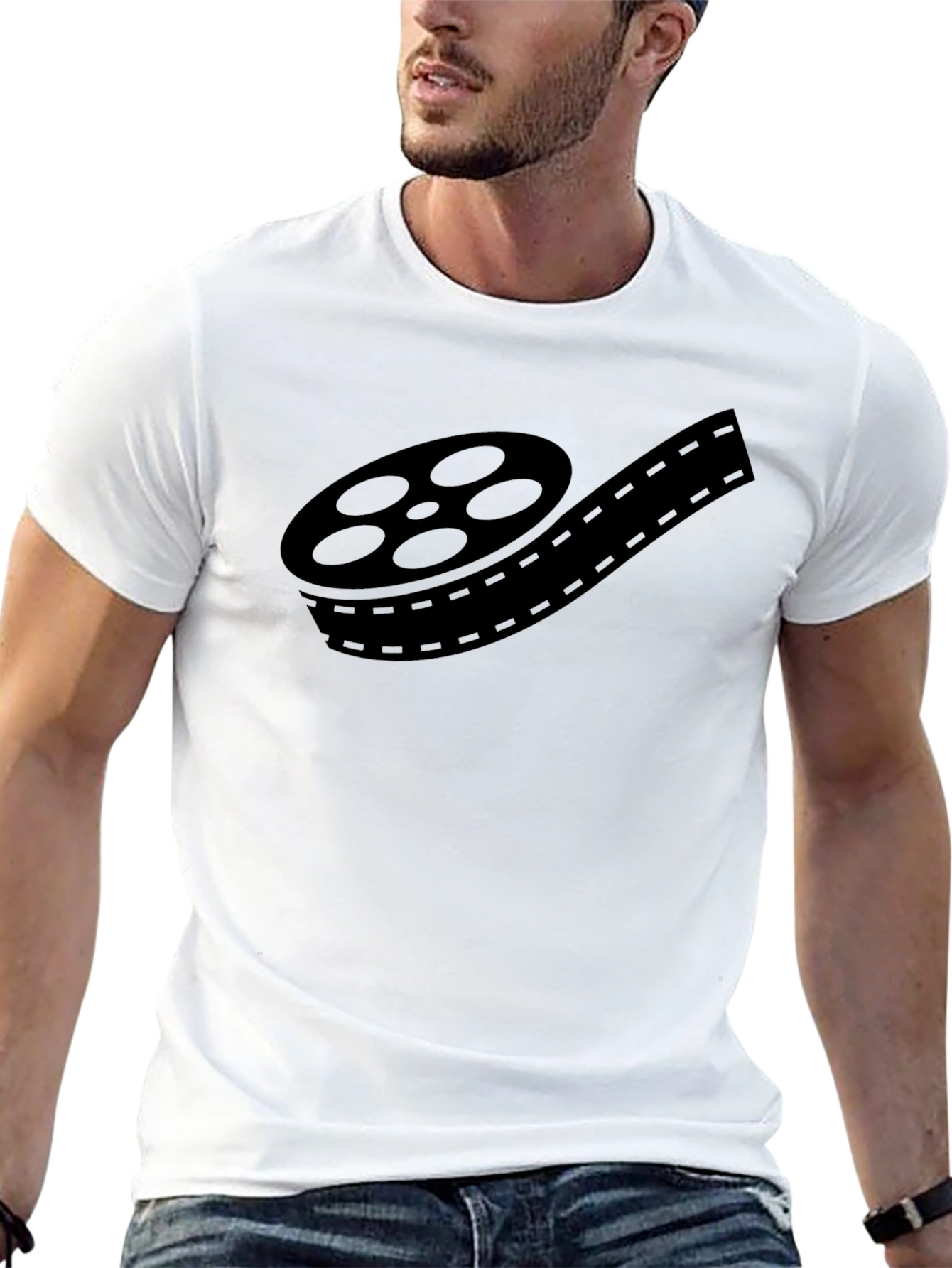 Film Reel Graphic T-Shirt - Movie Lover Tee