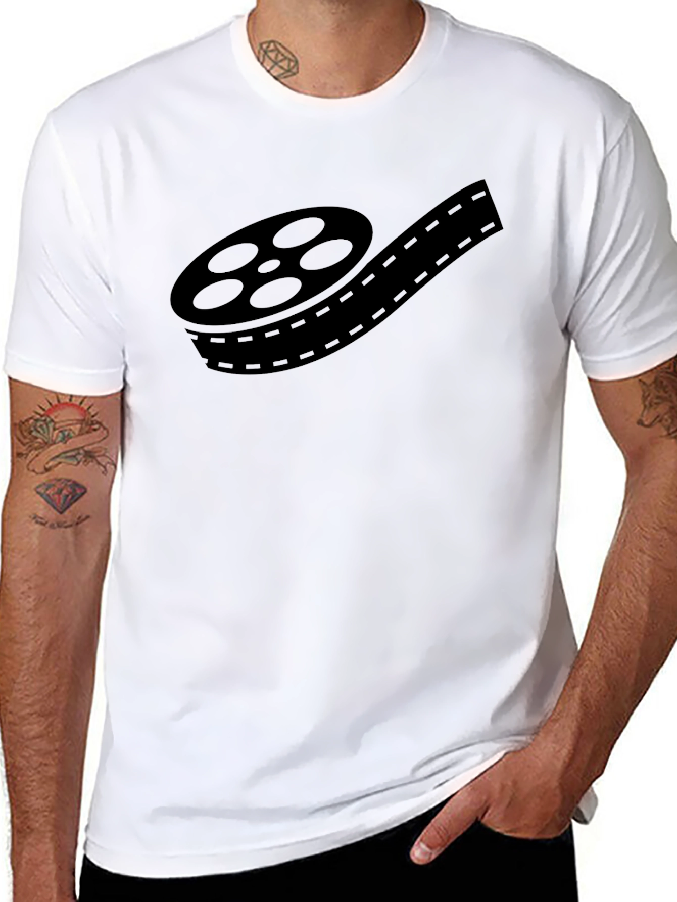 Film Reel Graphic T-Shirt - Movie Lover Tee