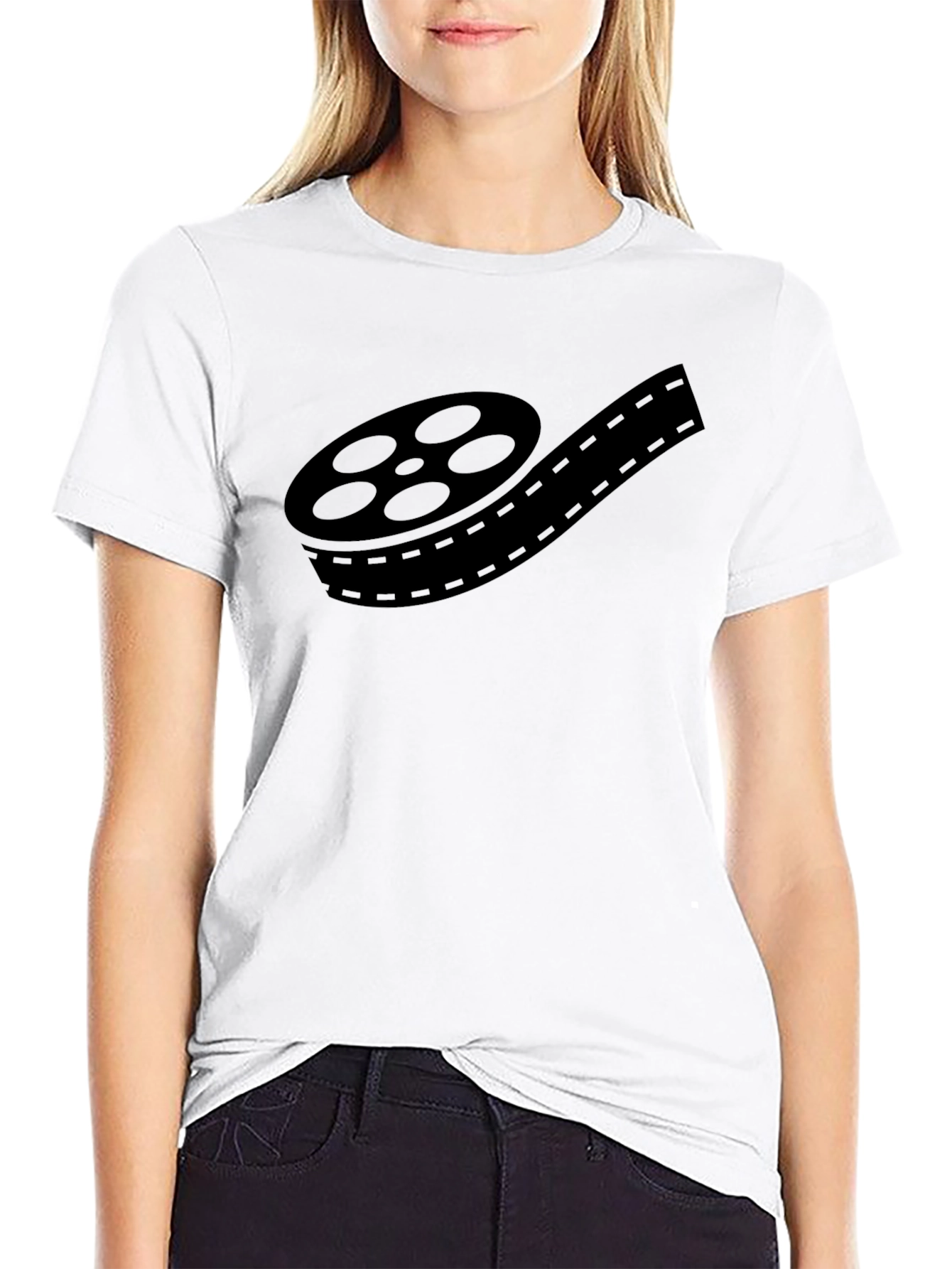 Film Reel Graphic T-Shirt - Movie Lover Tee