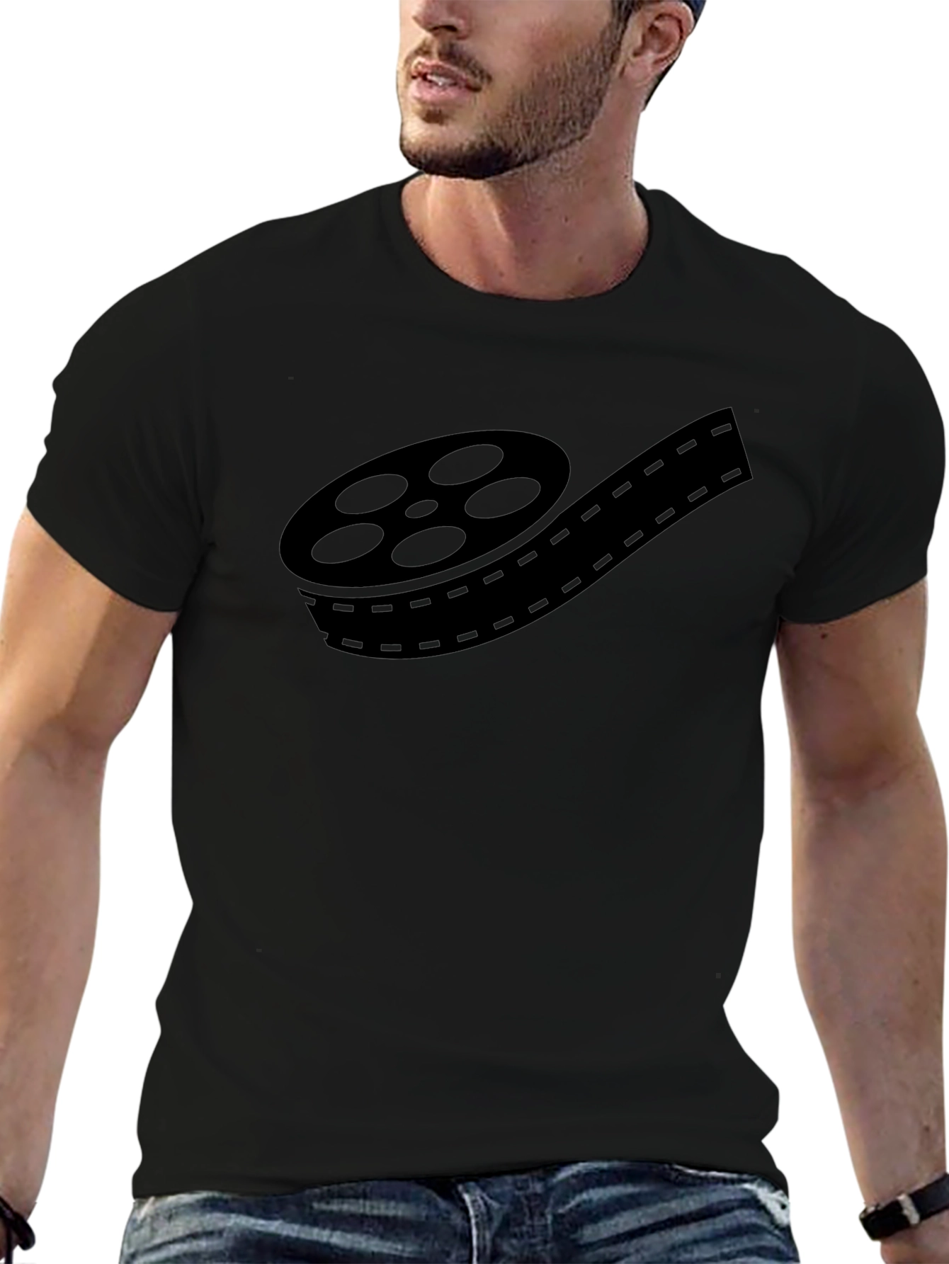 Film Reel Graphic T-Shirt - Movie Lover Tee