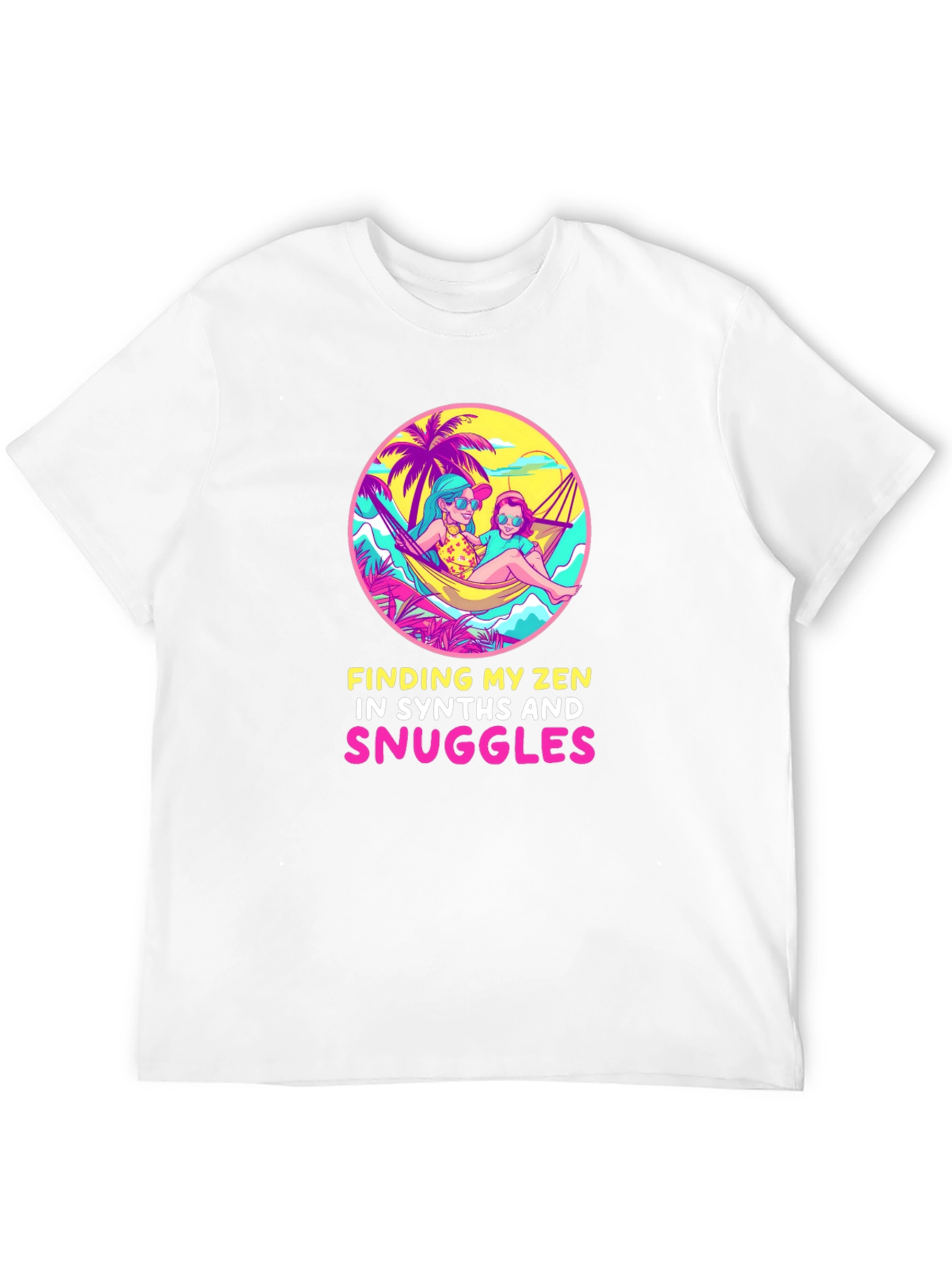 Zen Synthesizer Snuggles Graphic Tee