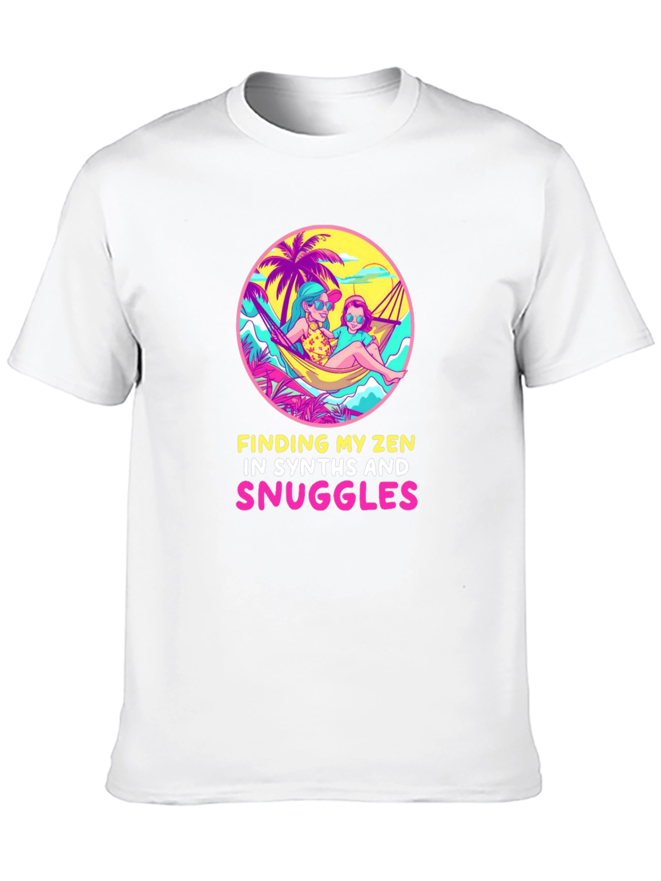 Zen Synthesizer Snuggles Graphic Tee